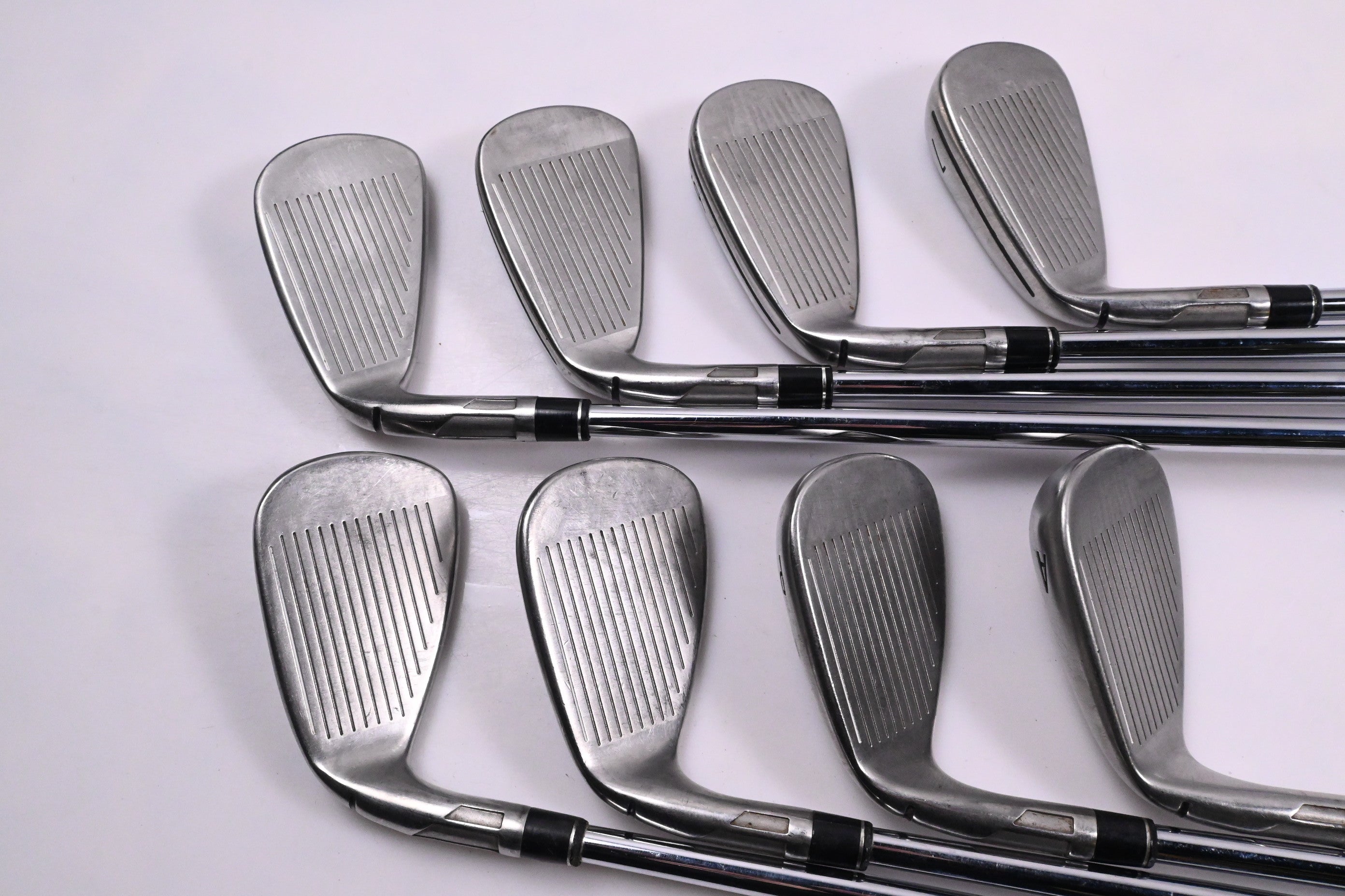 Taylormade Stealth Irons / 4-PW+GW / Stiff Flex Dynamic Gold 105 S300 Shafts