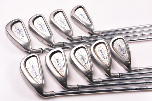 Left Hand Callaway X-14 Irons / 3-PW+SW / UniFlex Callaway Shafts