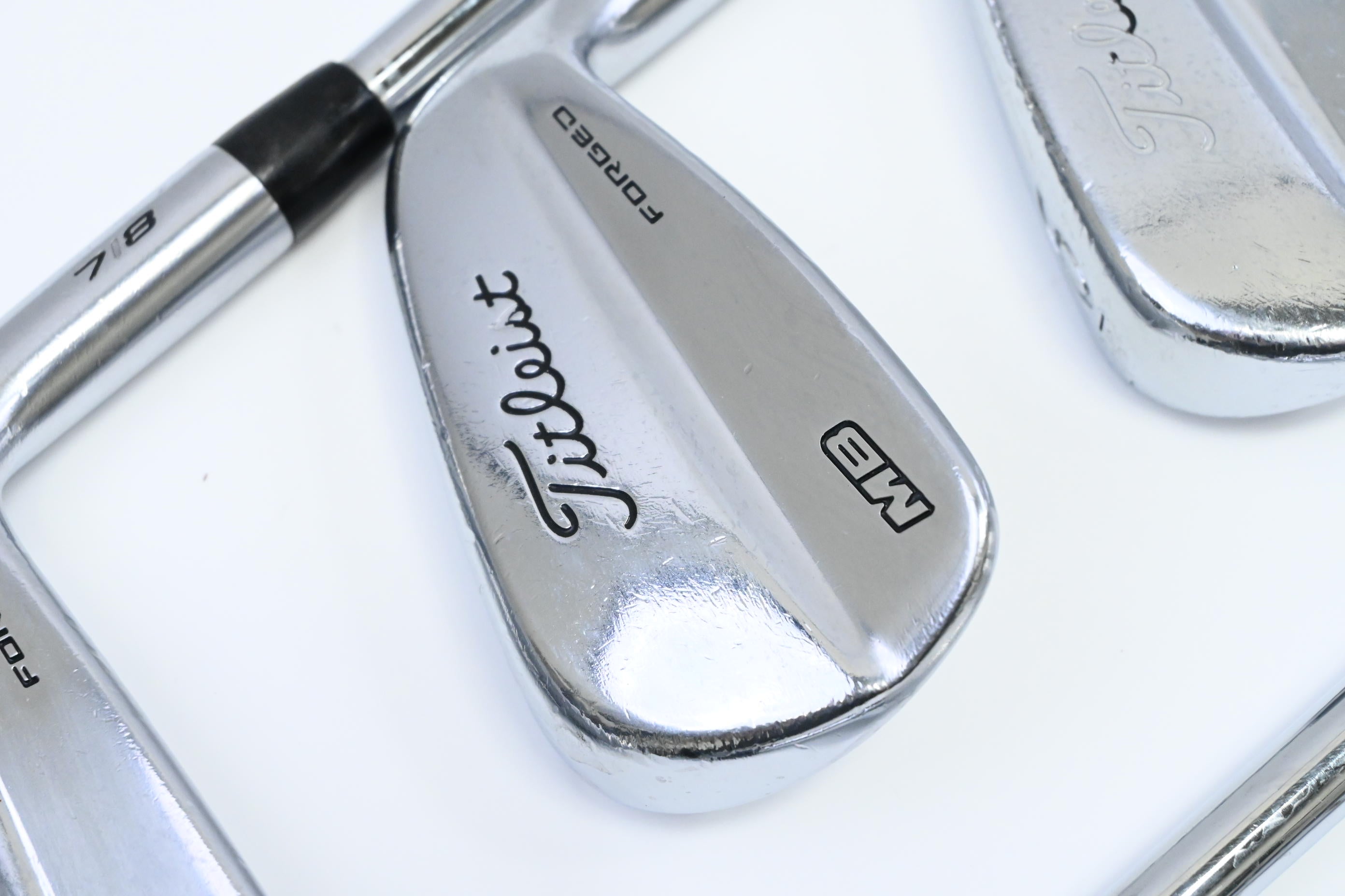 Titleist 718 MB Irons / 4-PW / Stiff Flex KBS Tour Shafts
