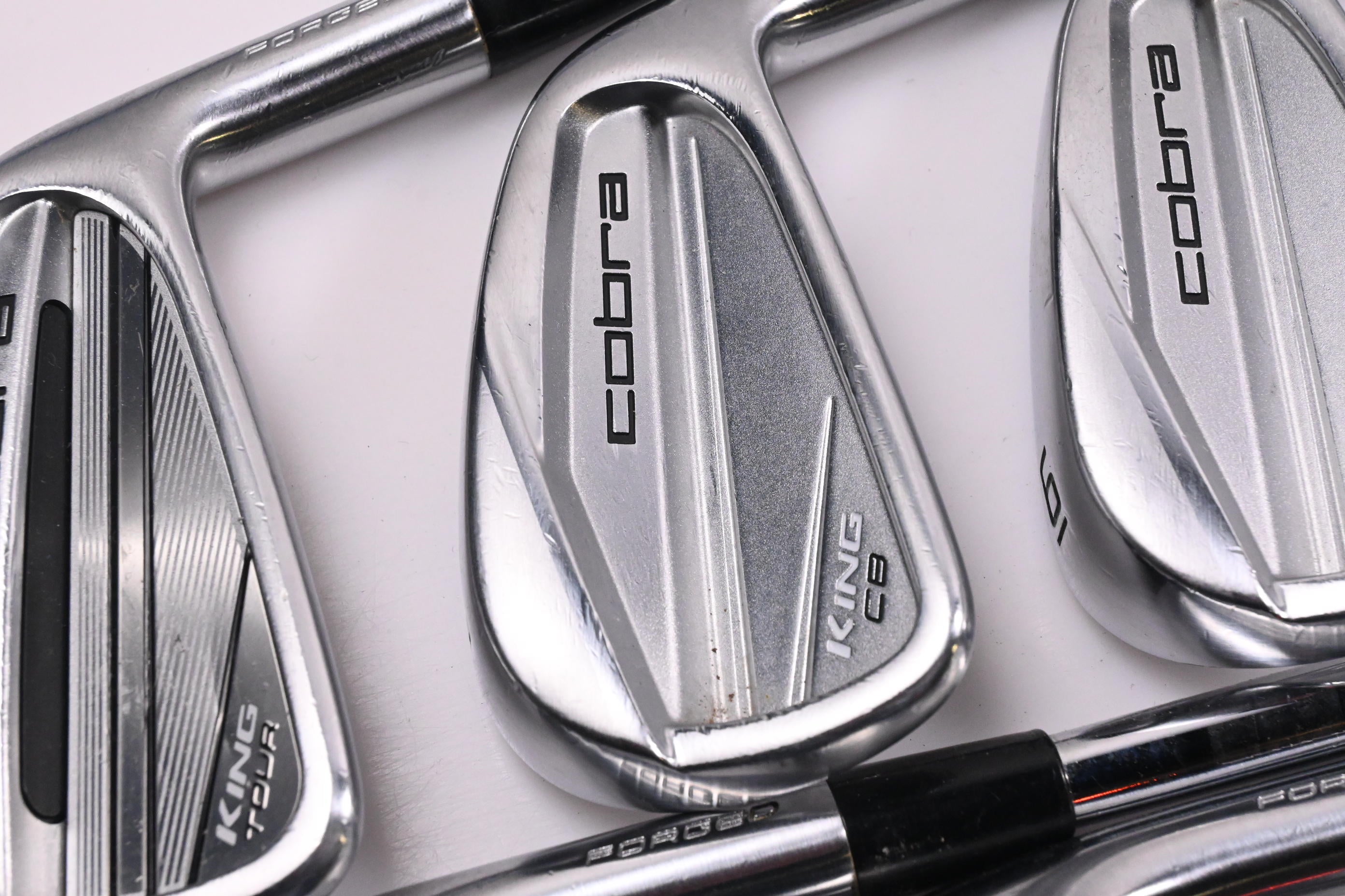 Cobra King Tour/CB/MB Irons / 4-PW+GW / X-Flex KBS $-Taper 130 Shafts