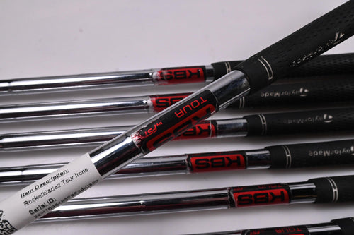 Taylormade Rocketbladez Tour Irons / 4-PW / Regular Flex KBS Tour Shafts