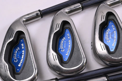 Callaway X-16 Irons / 3-PW / Regular Flex Callaway 75 Shafts