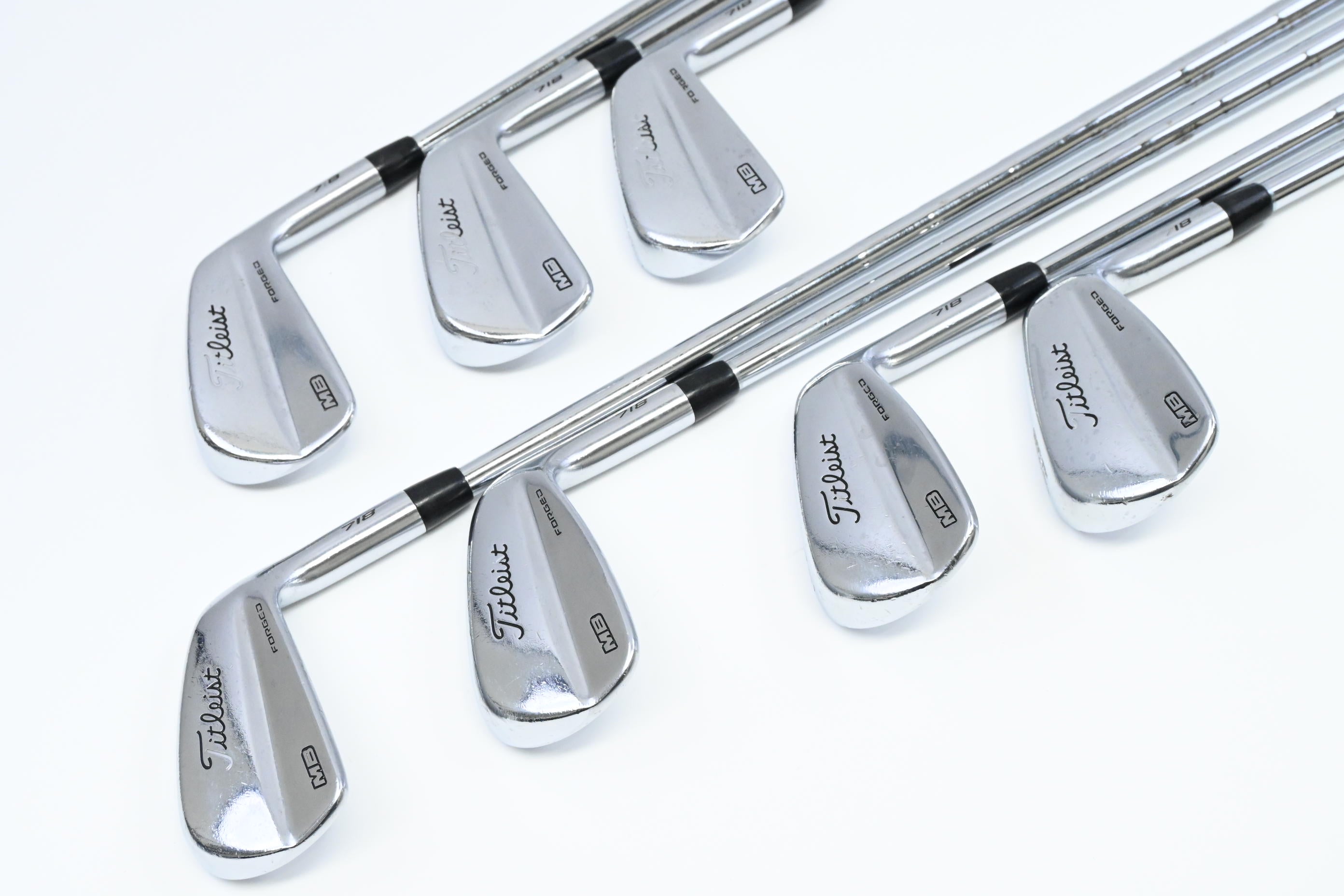 Titleist 718 MB Irons / 4-PW / Stiff Flex KBS Tour Shafts