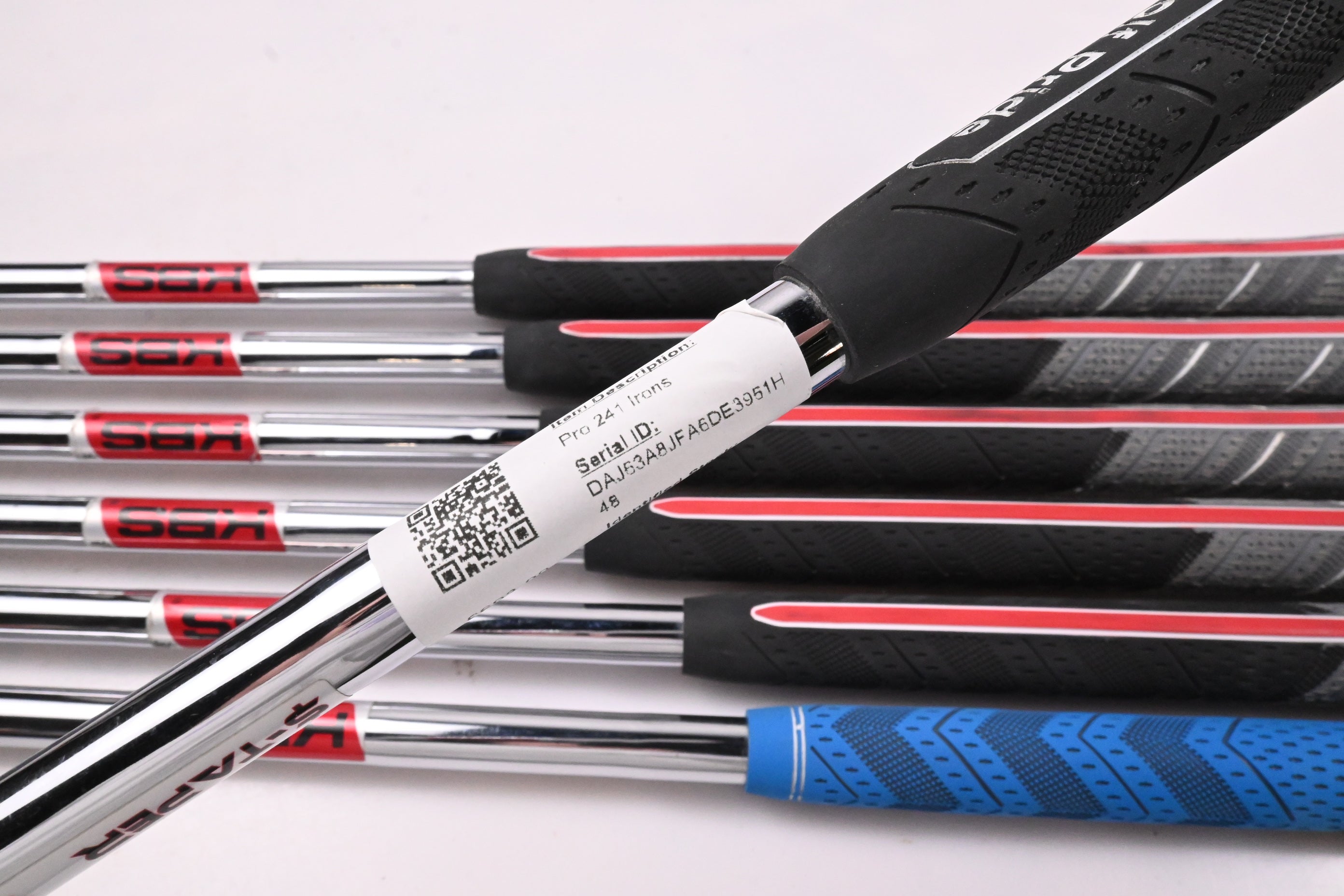 Left Hand Mizuno Pro 241 Irons / 4-PW / X-Flex KBS $-Taper 130 Shafts