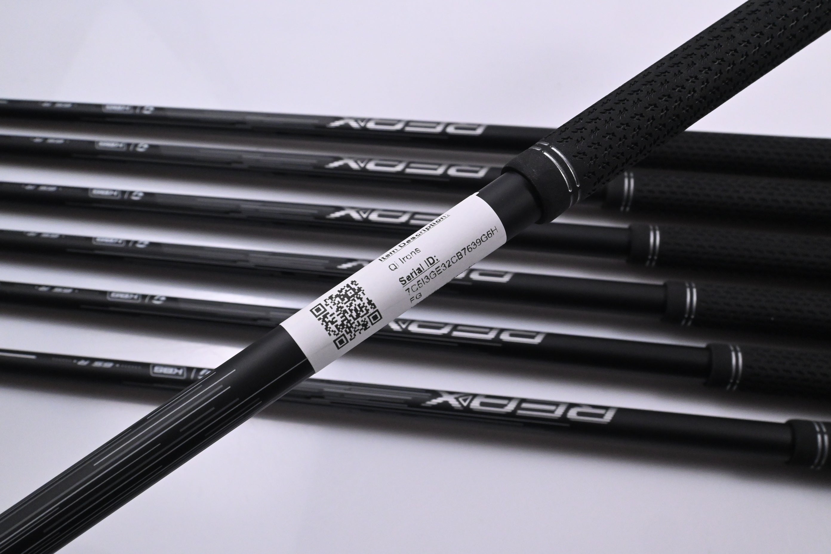 Left Hand Taylormade Qi Irons / 5-PW+GW / Regular Flex KBS REAX 65 White Shafts