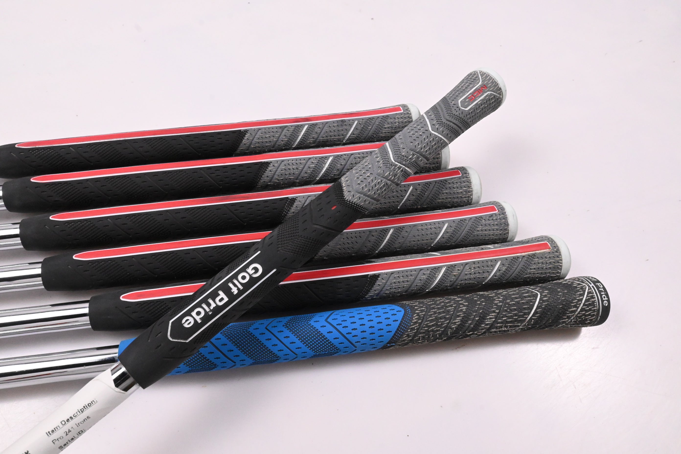 Left Hand Mizuno Pro 241 Irons / 4-PW / X-Flex KBS $-Taper 130 Shafts