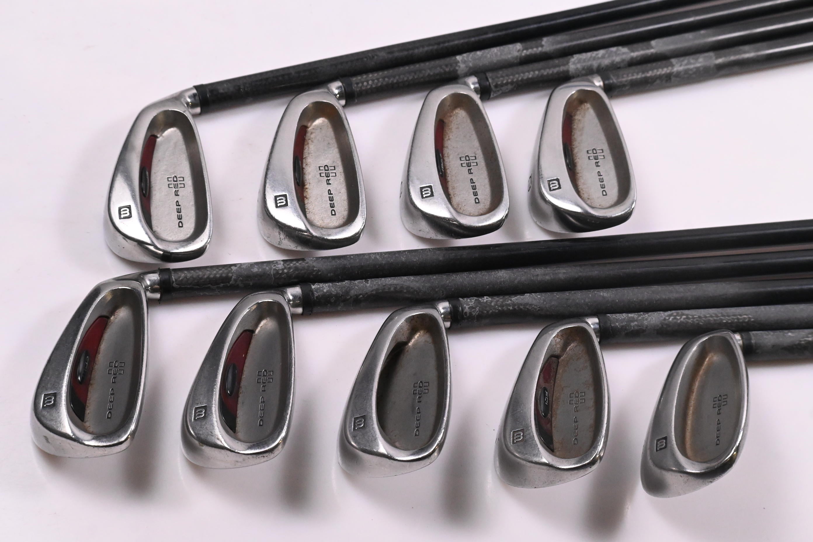 Wilson Deep Red Irons / 3-PW+SW / Regular Flex Wilson Tri-Ply 535 Shafts