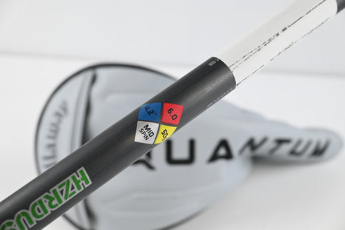 Callaway Quantum Max Driver / 9 Degree / Stiff Flex Hzrdus Smoke IM10 50