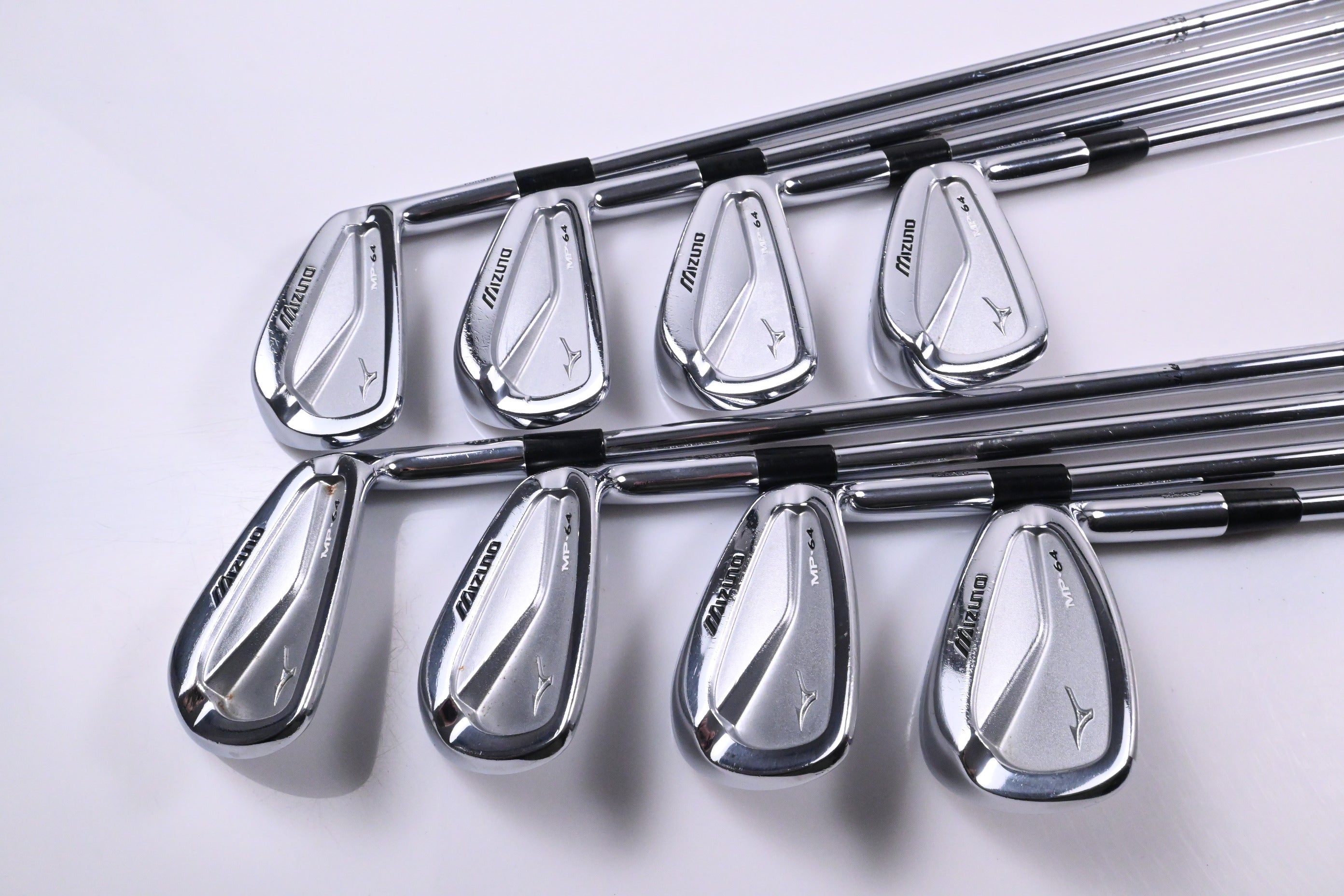 Mizuno MP-64 Irons / 3-PW / Stiff Flex Dynamic Gold S300 Shafts