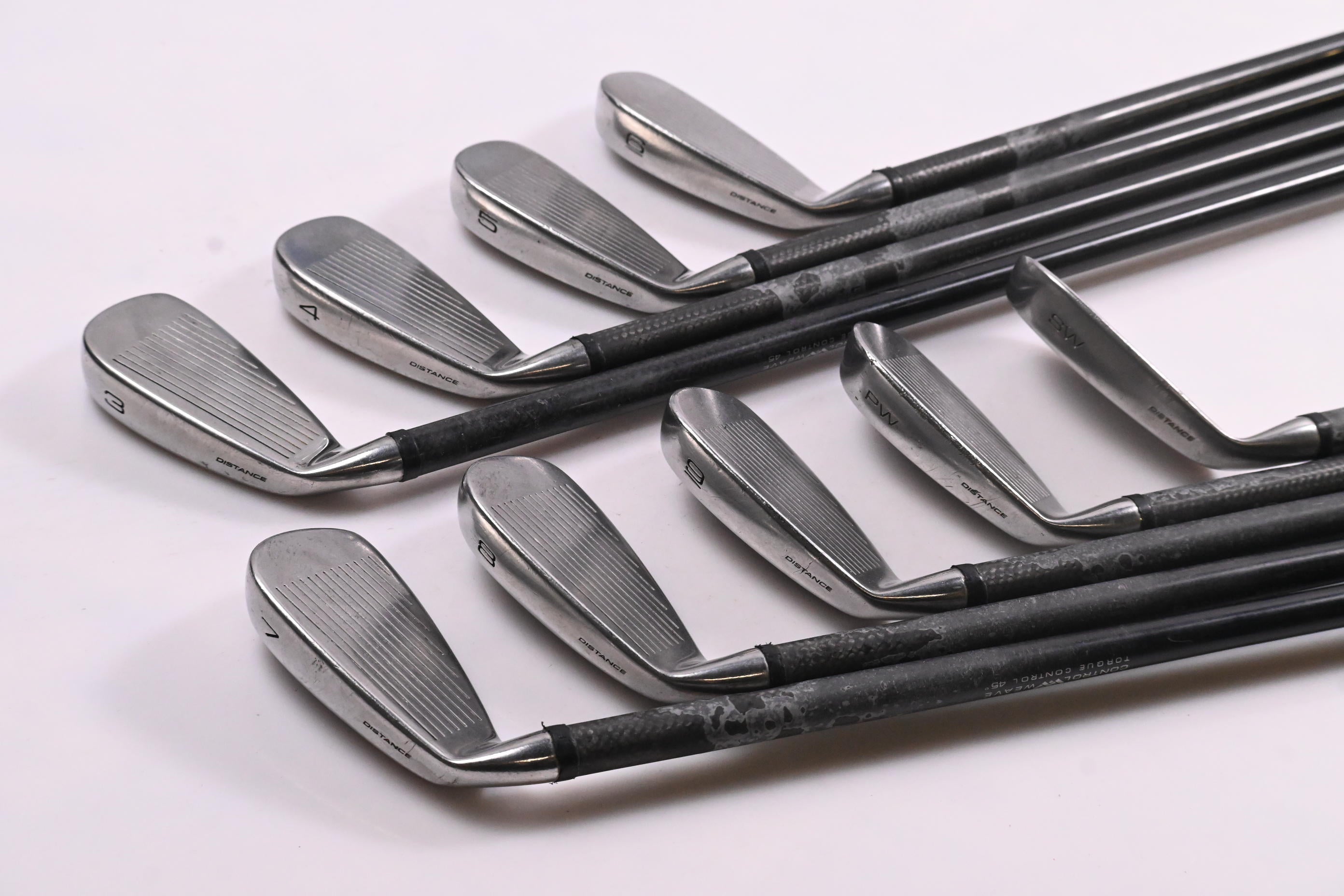 Wilson Deep Red Irons / 3-PW+SW / Regular Flex Wilson Tri-Ply 535 Shafts