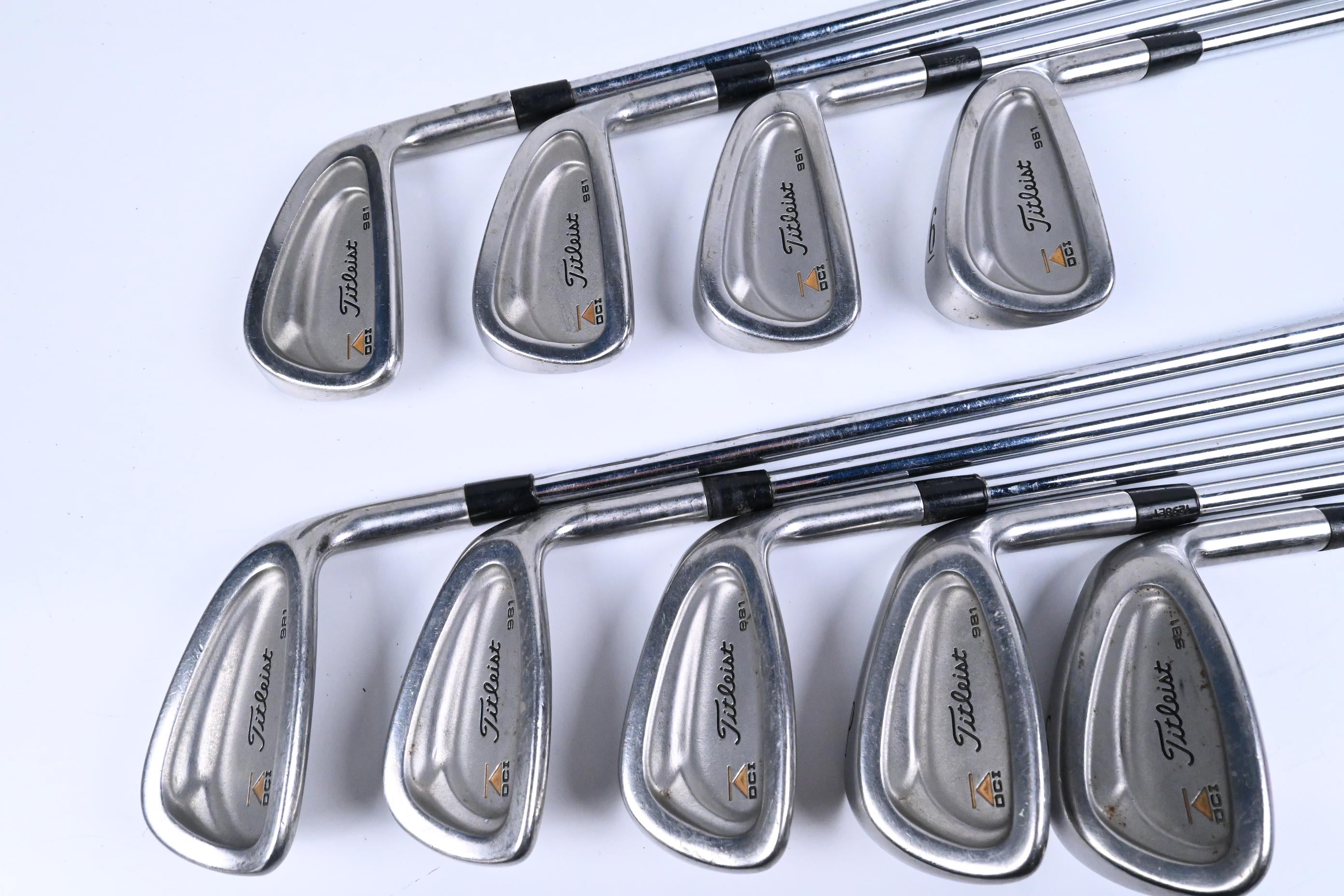 Titleist DCI 981 Irons / 3-PW+SW / Regular Flex Titleist Tri-Spec Shafts