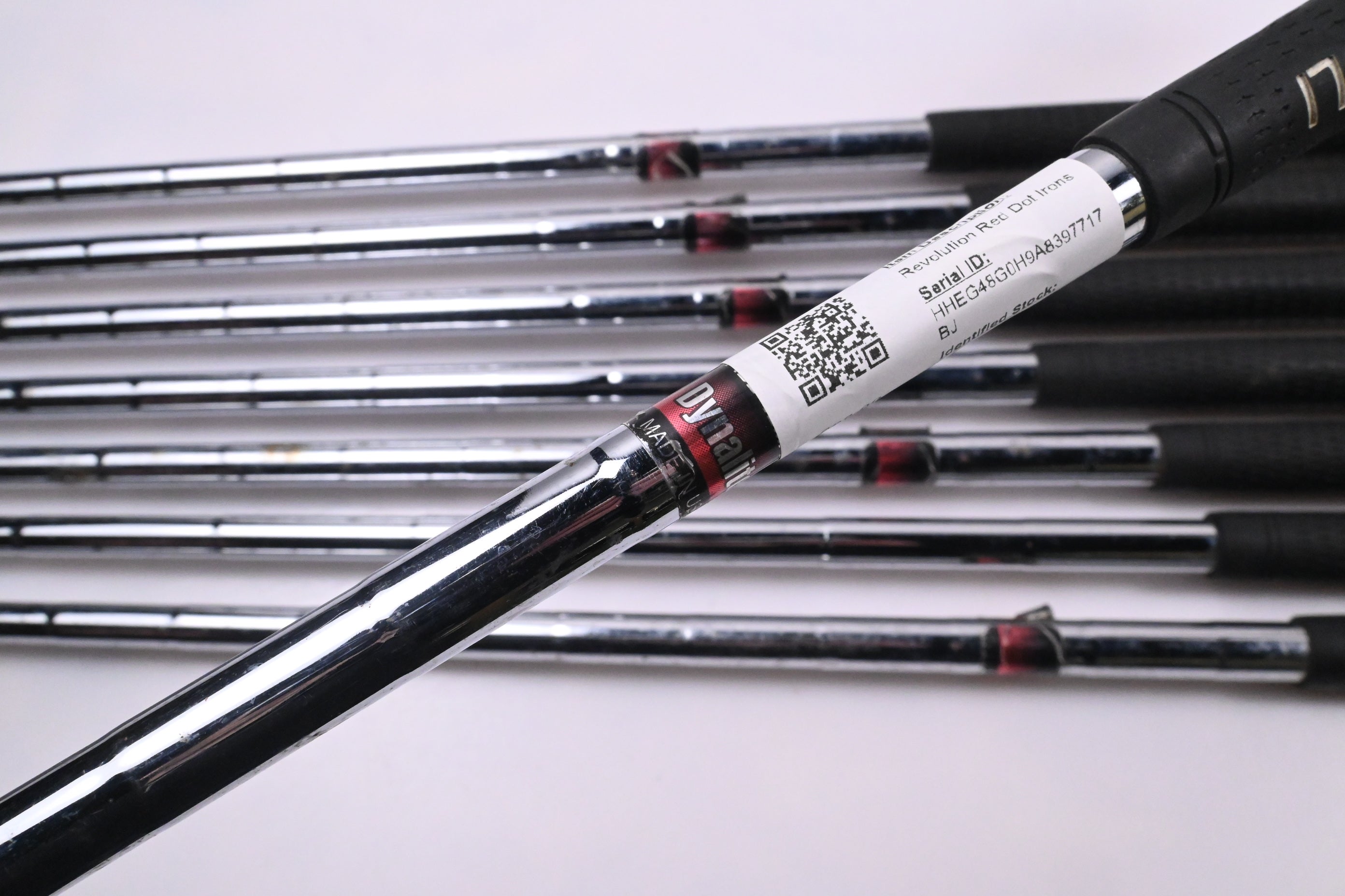Maxfli Revolution Red Dot Irons / 3-PW / Stiff Flex Dynalite Shafts