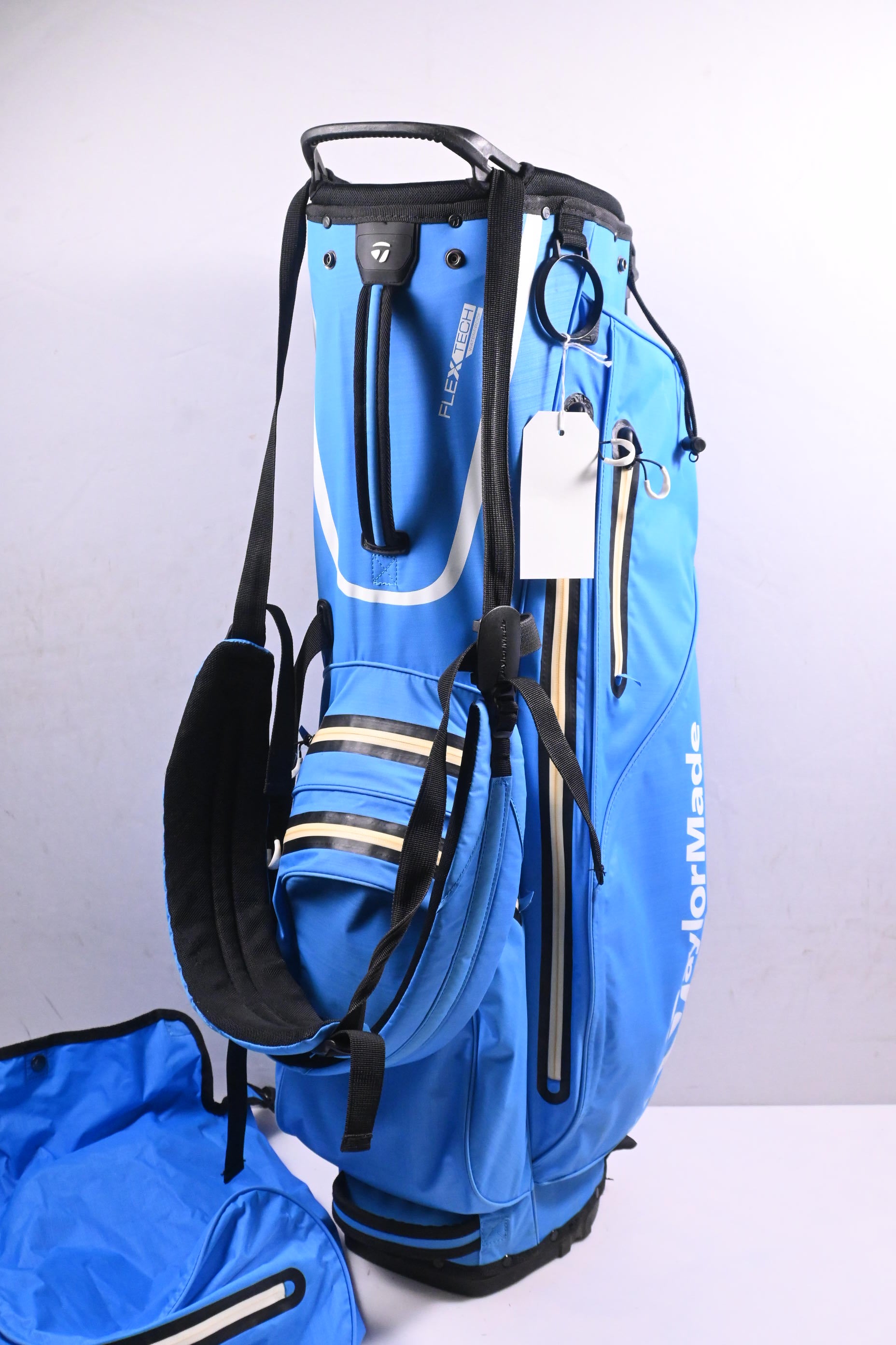 Taylormade Flex Tech Waterproof Stand Bag / 5-Way Divider / Blue & Black