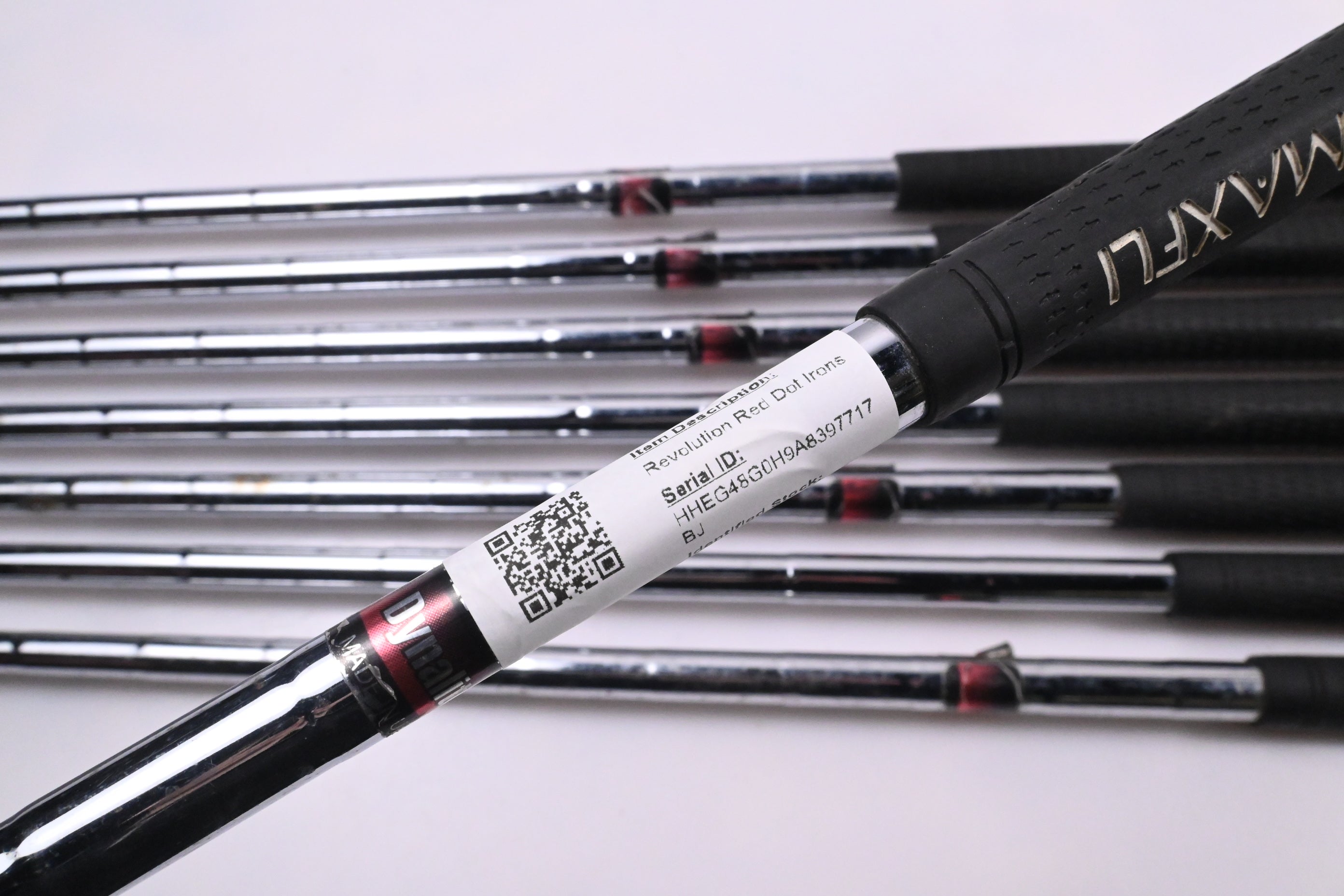 Maxfli Revolution Red Dot Irons / 3-PW / Stiff Flex Dynalite Shafts