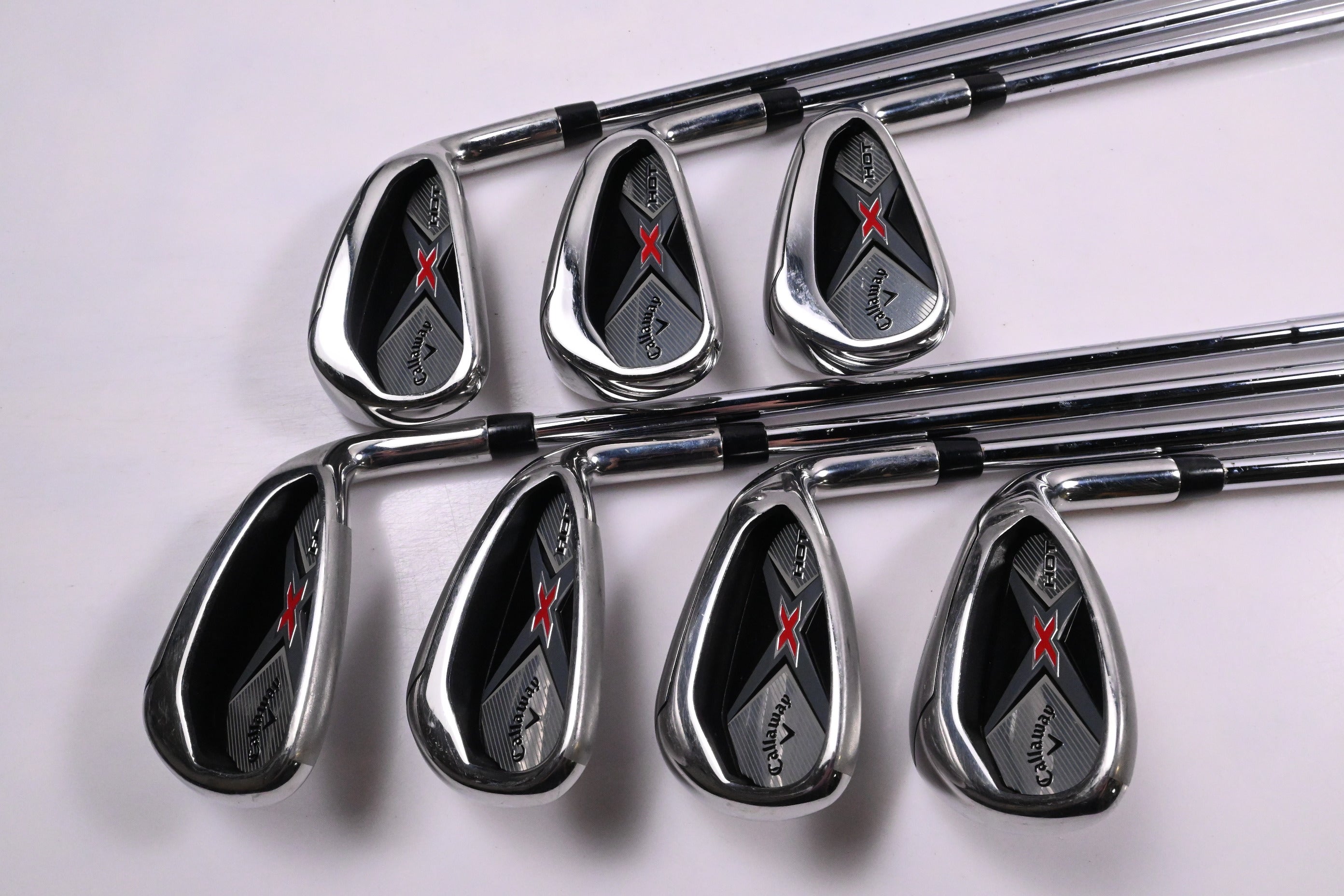 Callaway X Hot 2019 Irons / 5-PW+SW / Regular Flex XP 85 R300 Shafts