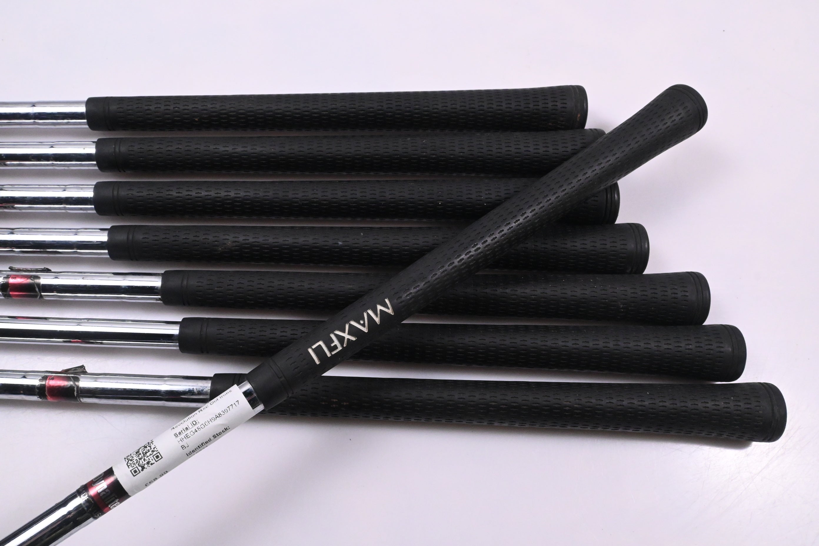 Maxfli Revolution Red Dot Irons / 3-PW / Stiff Flex Dynalite Shafts
