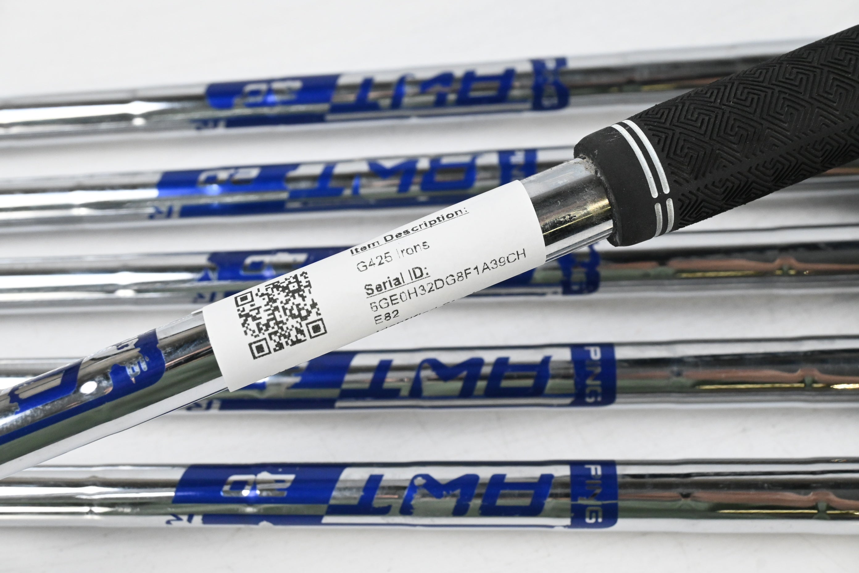 Ping G425 Irons / 5-PW / Green Dot / Regular Flex Ping AWT 2.0 Steel Shafts