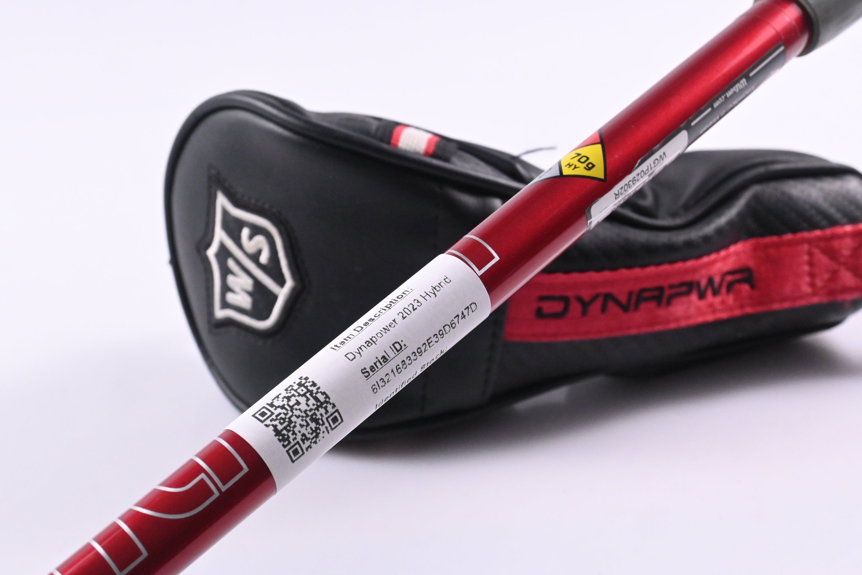Wilson Dynapower 2023 #4 Hybrid / 22 Degree / Regular Flex HZRDUS RDX Smoke Red