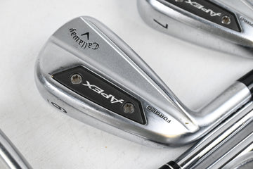 Left Hand Callaway Apex Ai300/Ai200 Combo Irons / 4-PW+GW / Stiff Flex Shafts