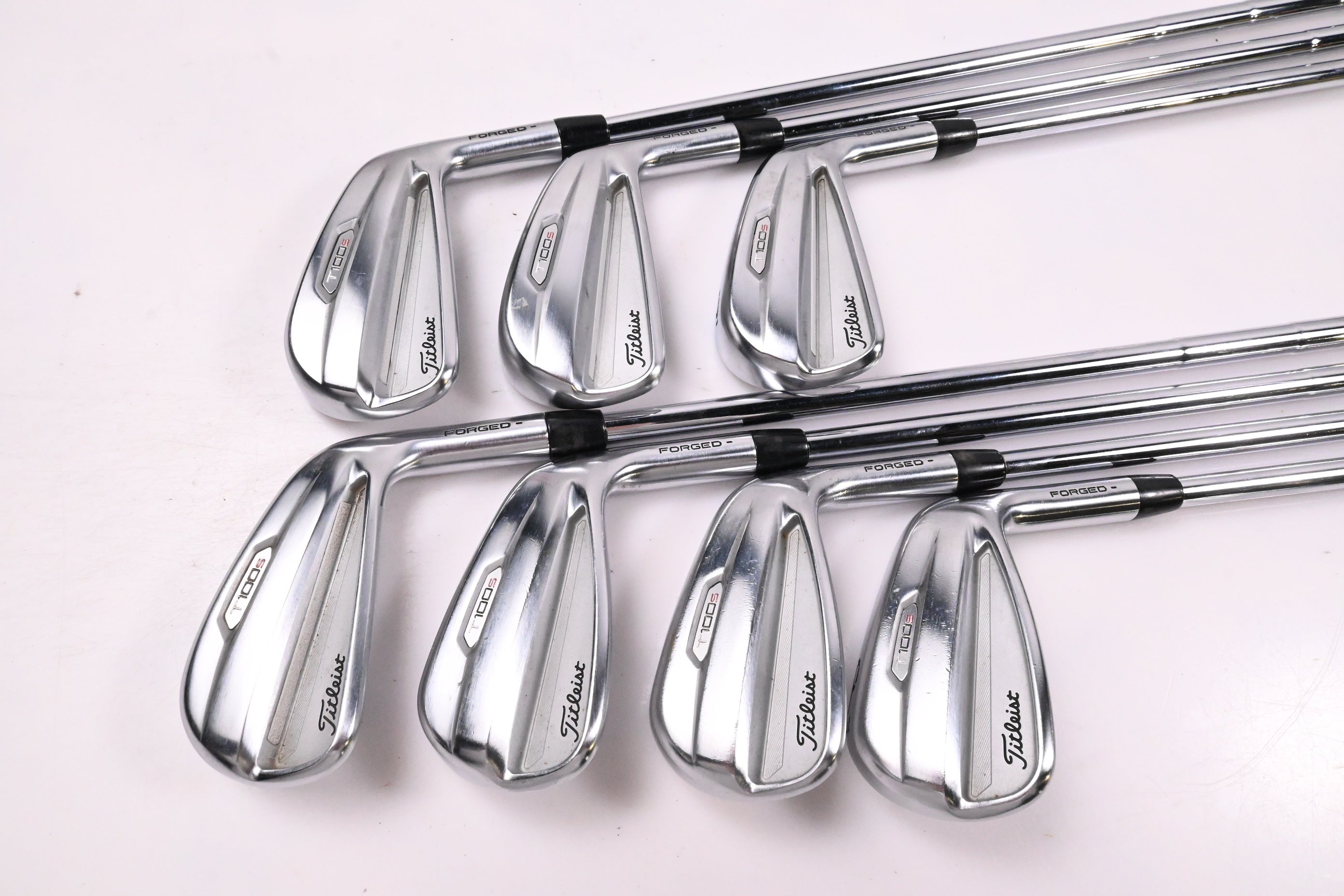 Titleist T100.S 2021 Irons / 4-PW / Stiff Flex AMT Tour White S300 Shafts