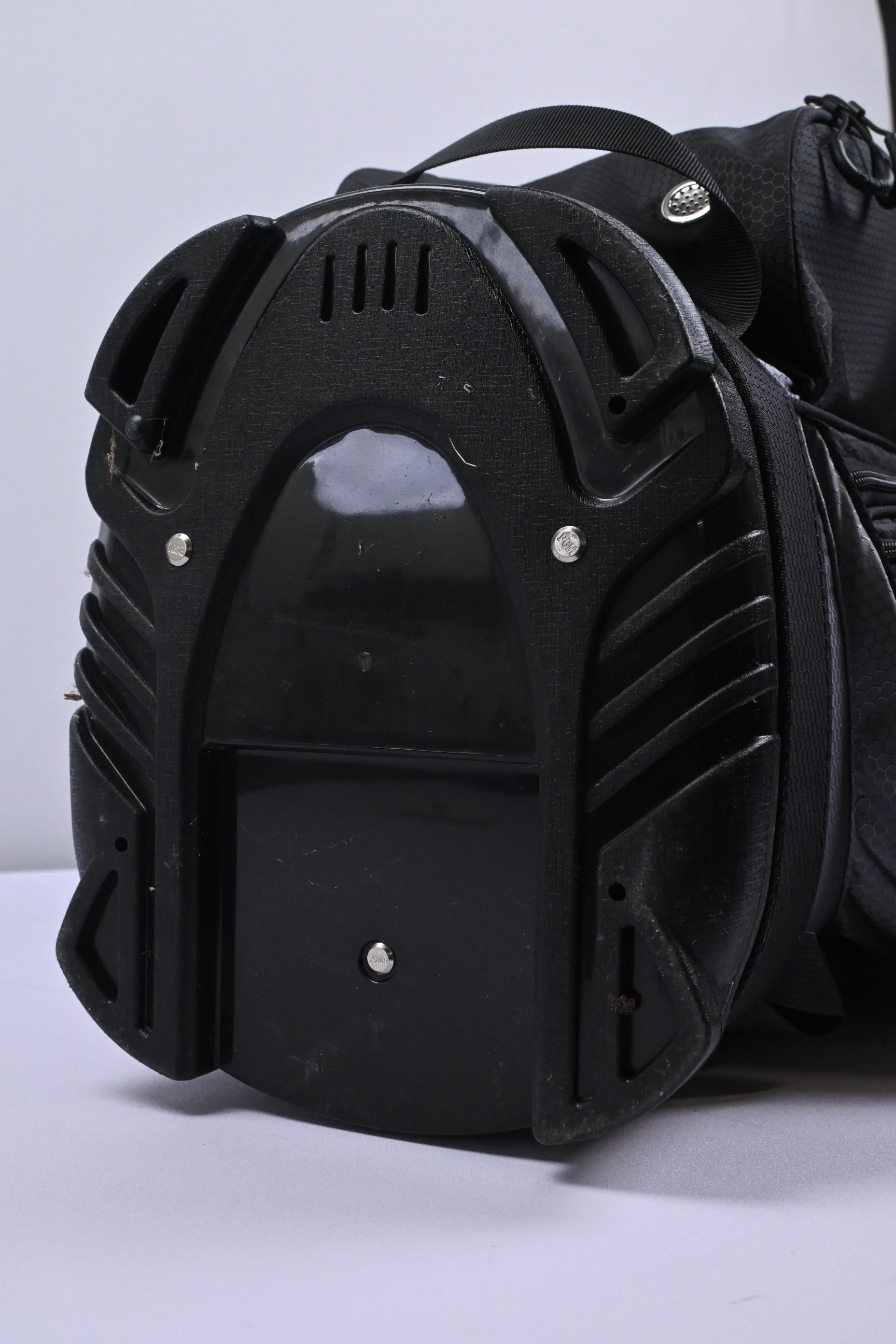 Pro Golf Master Cart Bag / 14-Way Divider / Black, Grey & White