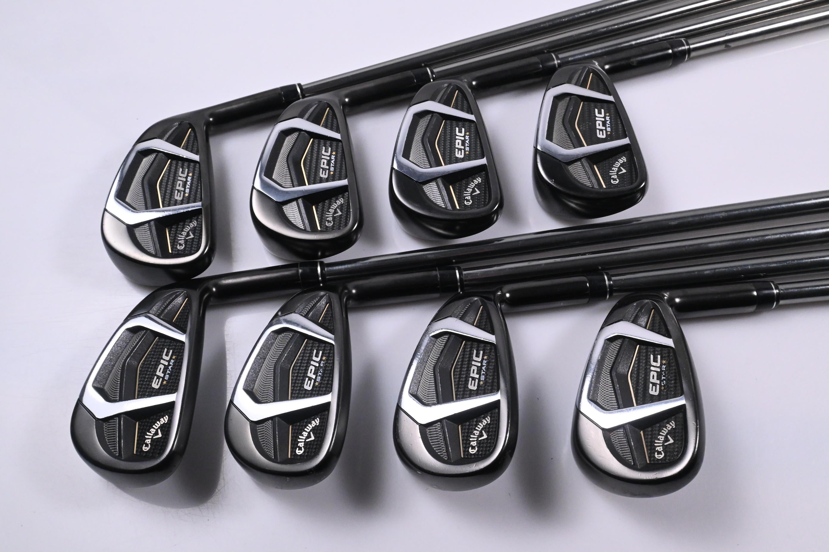 Callaway Epic Star CF17 Irons / 4-PW+GW / Regular Flex Grand Bassara 55 Shafts