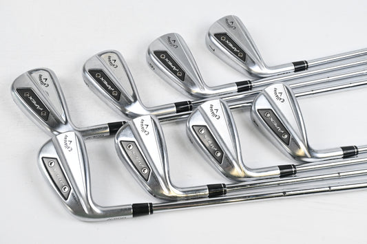 Left Hand Callaway Apex Ai300/Ai200 Combo Irons / 4-PW+GW / Stiff Flex Shafts
