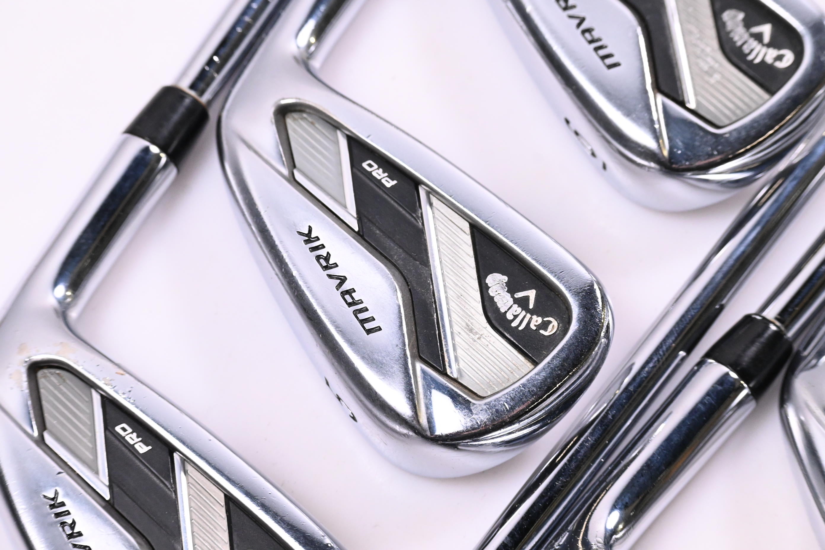 Callaway Mavrik Pro Irons / 4-PW / Stiff Flex Elevate 105 Shafts