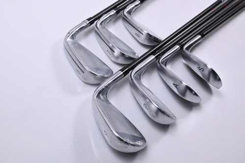 Left Hand Taylormade Qi Irons / 6-PW+GW+SW / Regular Flex KBS MAX 45
