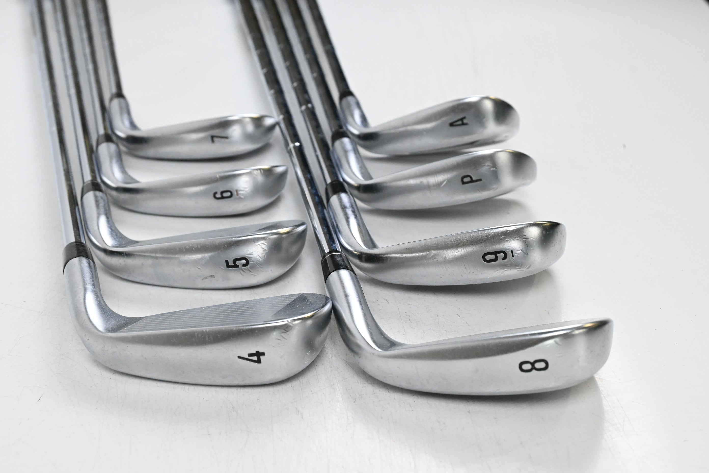 Left Hand Callaway Apex Ai300/Ai200 Combo Irons / 4-PW+GW / Stiff Flex Shafts