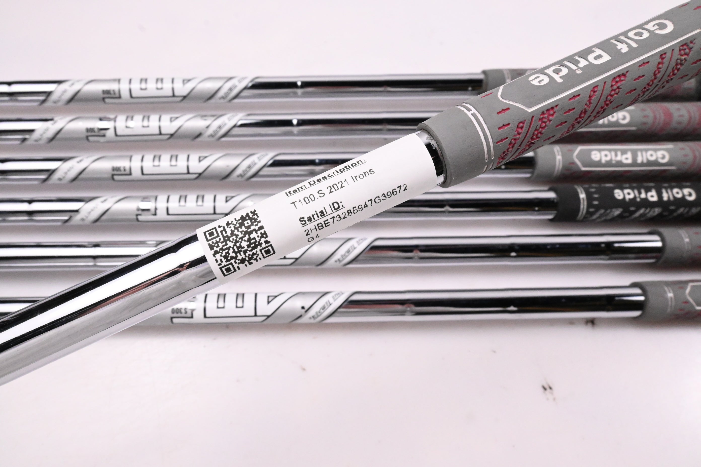 Titleist T100.S 2021 Irons / 4-PW / Stiff Flex AMT Tour White S300 Shafts