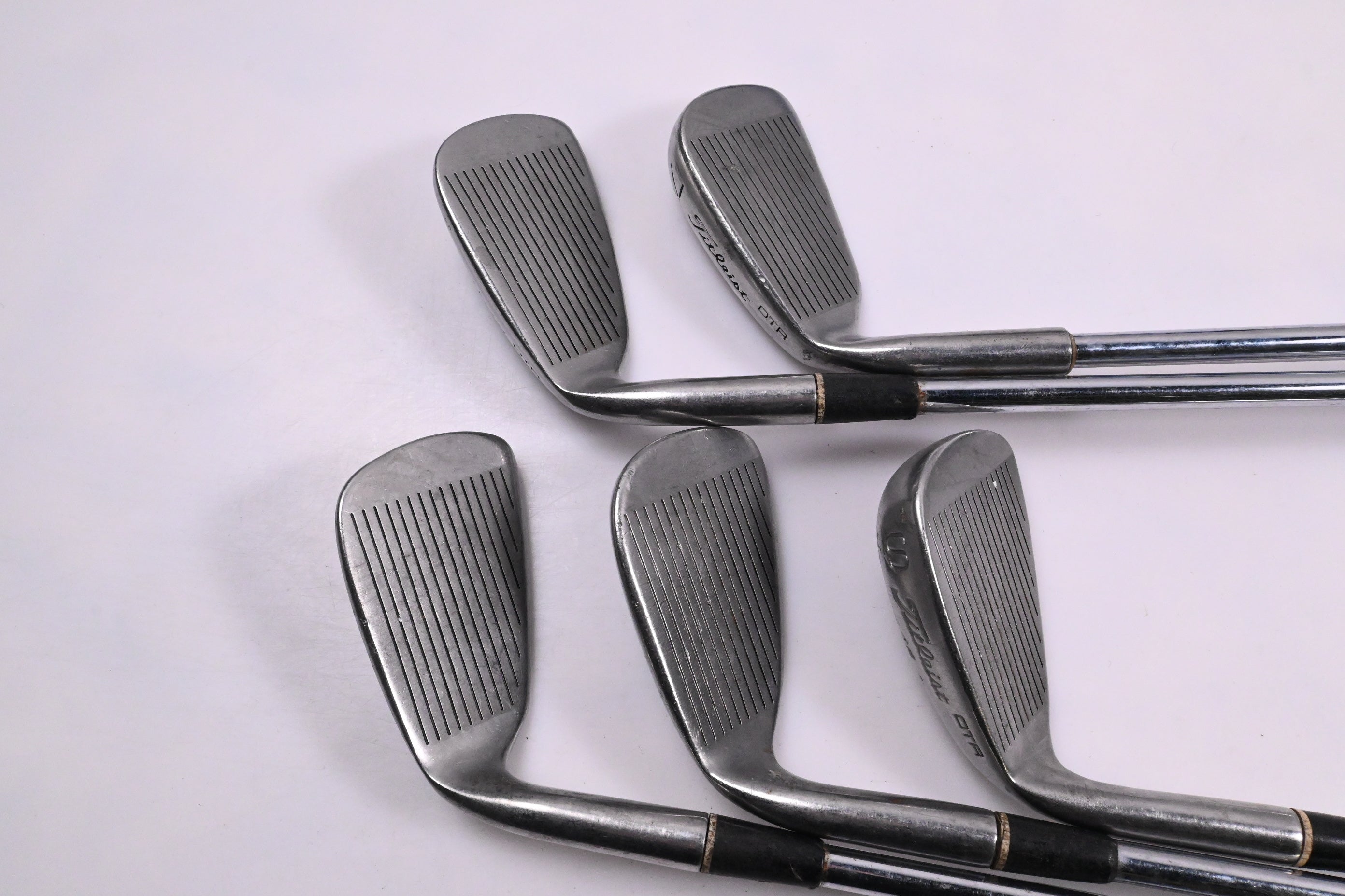 Titleist DTR Irons / 7-PW+SW / Stiff Flex Dynamic Gold Shafts
