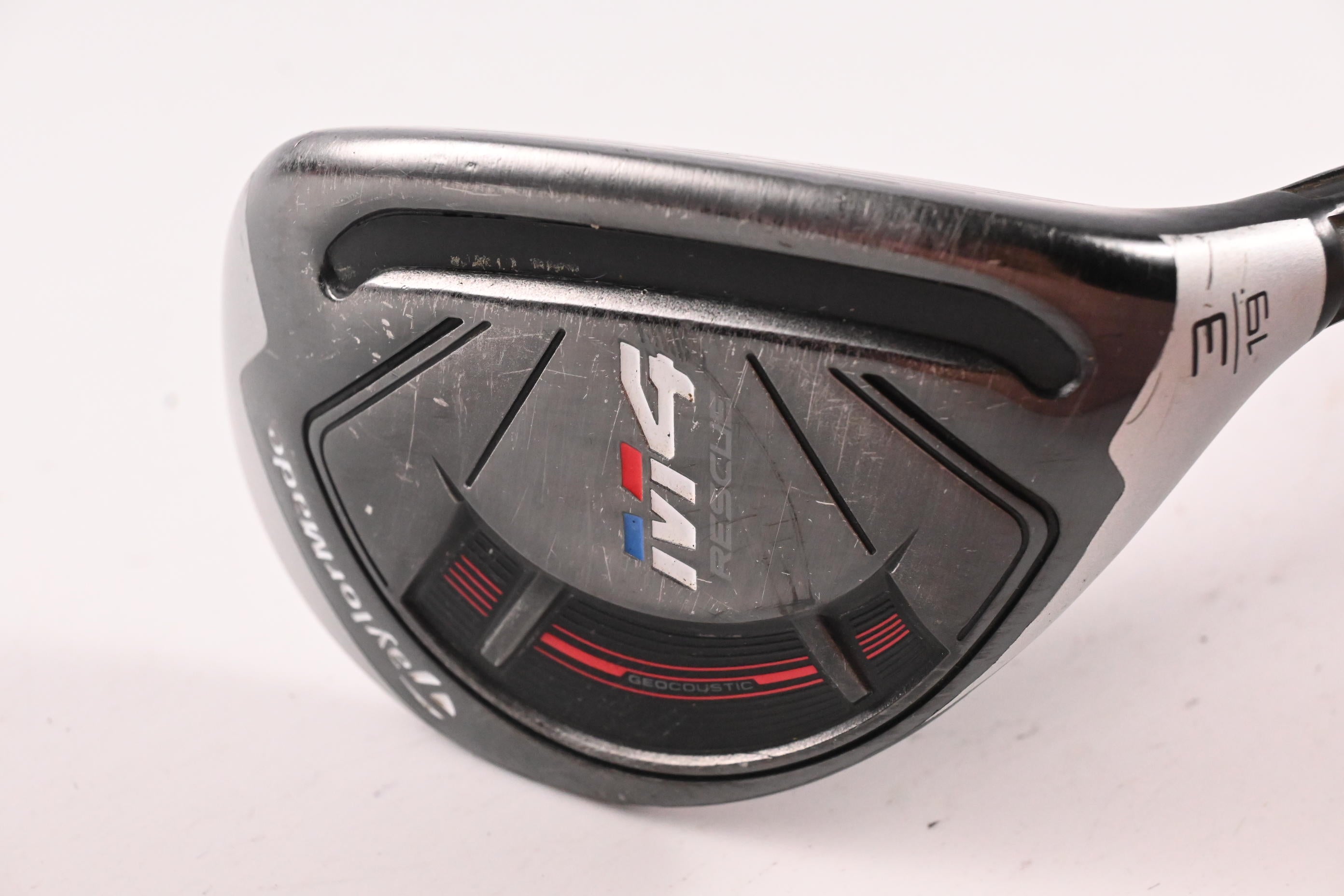 Taylormade M4 #3 Hybrid / 19 Degree / Stiff Flex Fujikura Atmos Red 7 Shaft