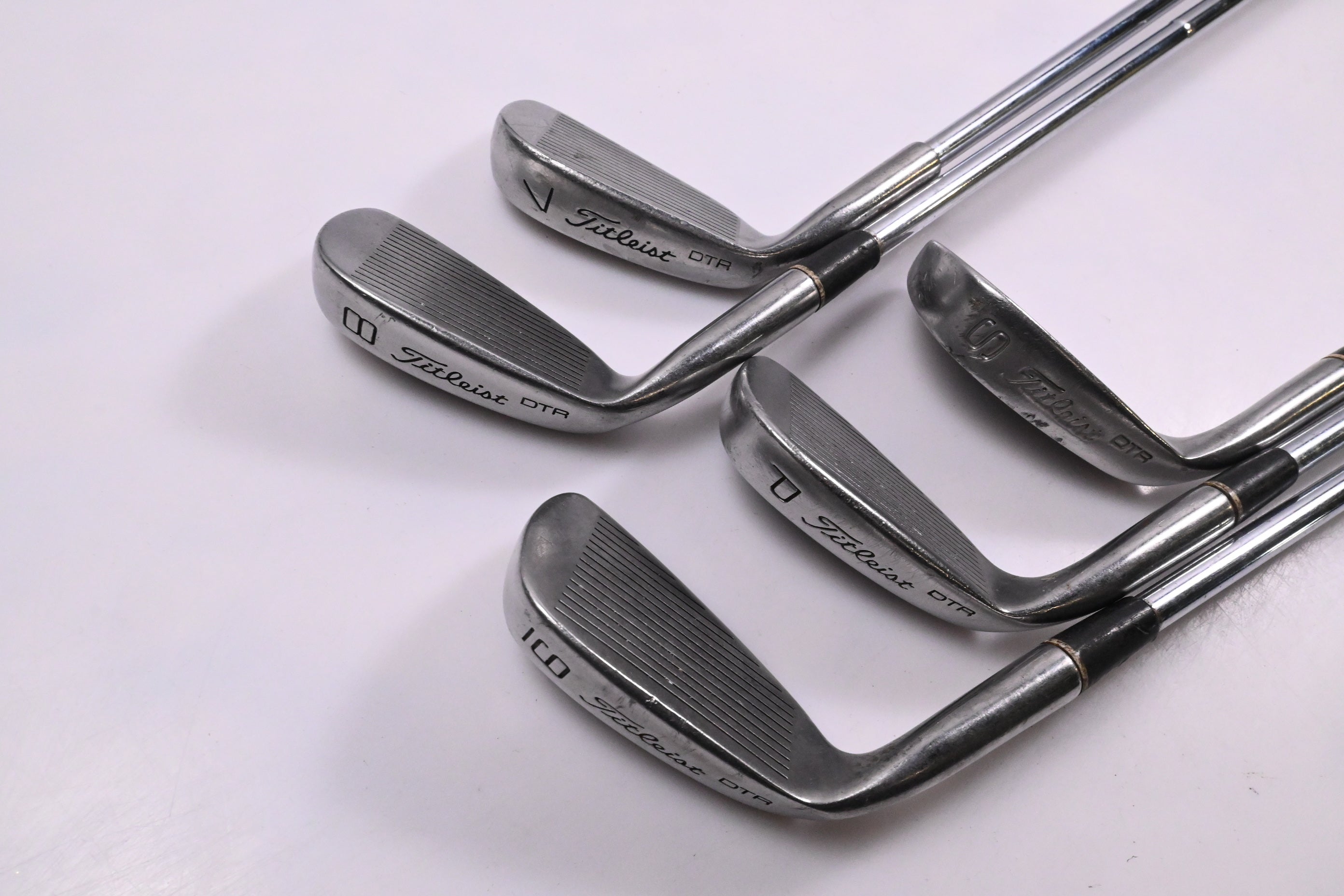 Titleist DTR Irons / 7-PW+SW / Stiff Flex Dynamic Gold Shafts