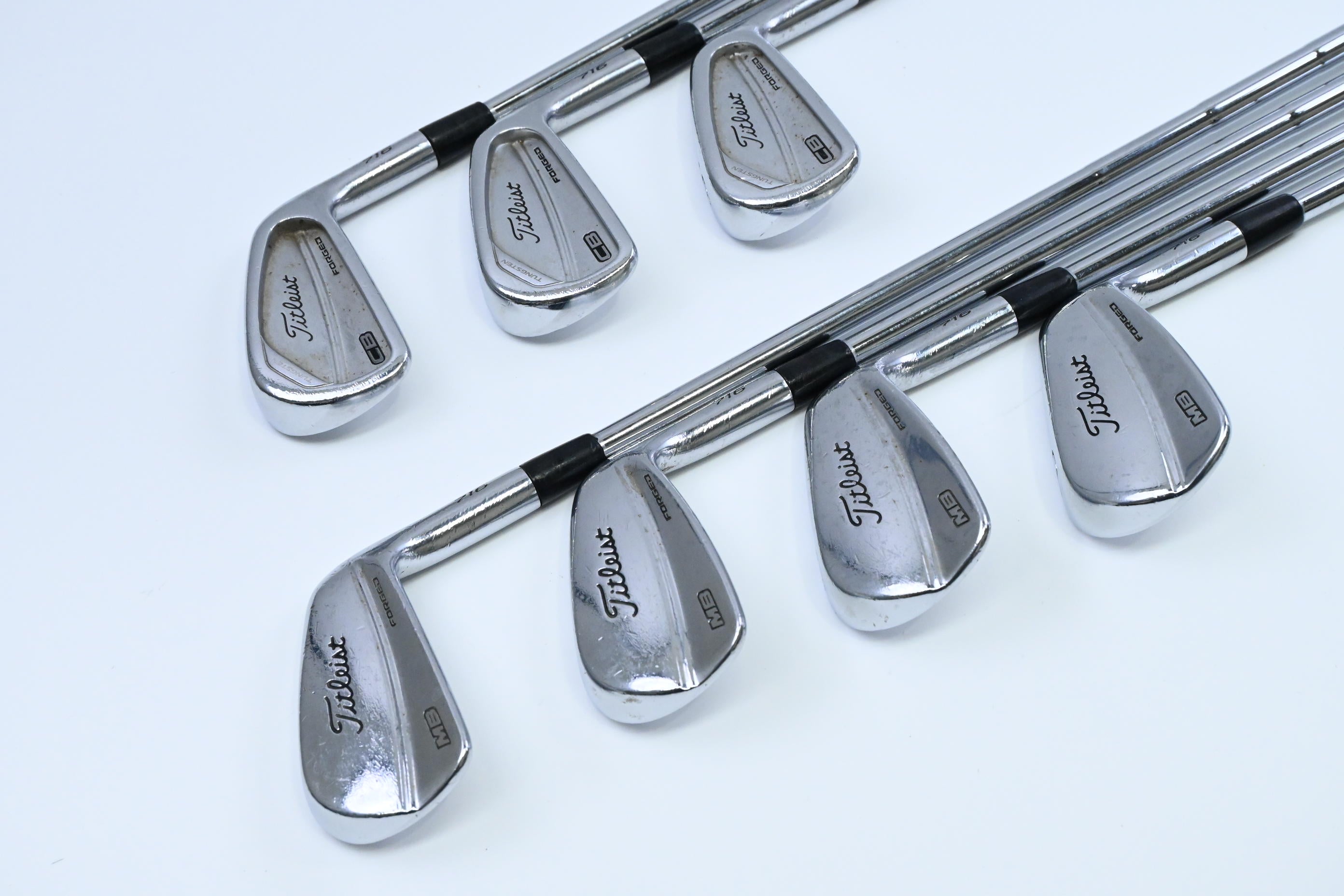 Titleist 716 CB/MB Combo Irons / 4-PW / Stiff Flex Dynamic Gold AMT S300 Shafts