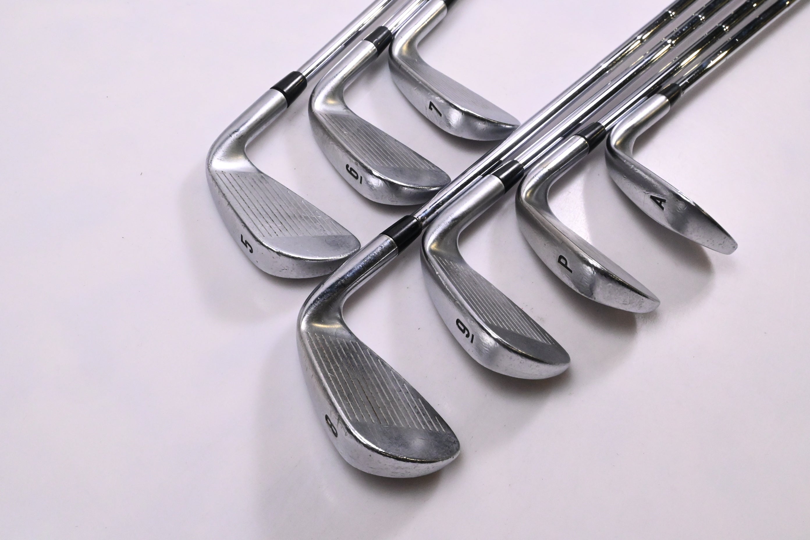 Left Hand Callaway Apex Pro Forged Irons / 5-PW+GW / Stiff Flex Steel Shafts
