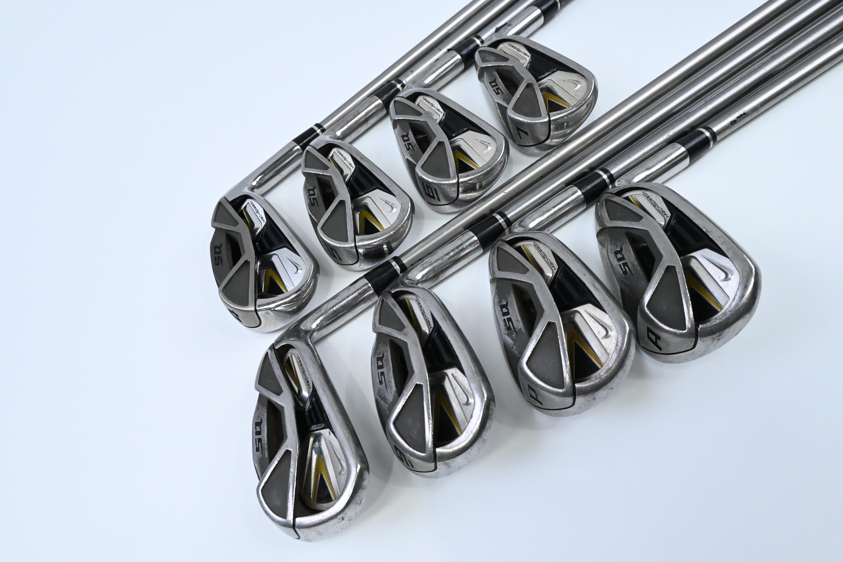 Nike SQ Machspeed Irons / 4-PW+AW / Uniflex UST Proforce 70 Shafts
