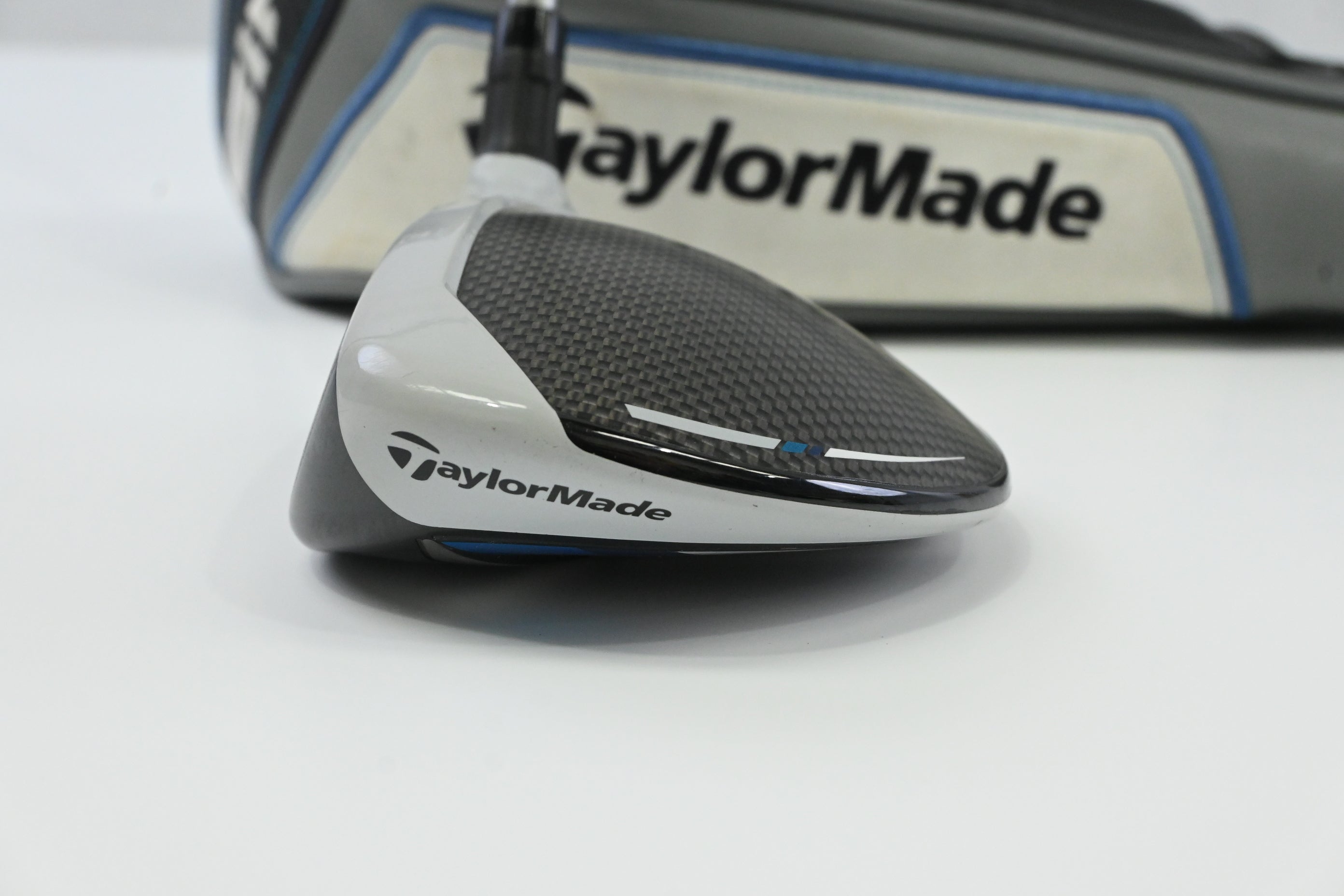 Left Hand Taylormade SIM Max D #3 Wood / 16 Degree / Stiff Flex UST Helium 5