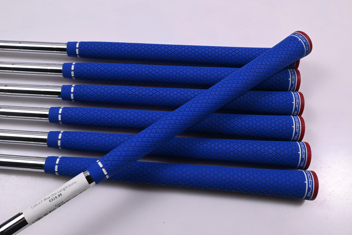 Cobra F-Max One Length Irons / 5-PW+SW / Regular Flex Cobra Shafts