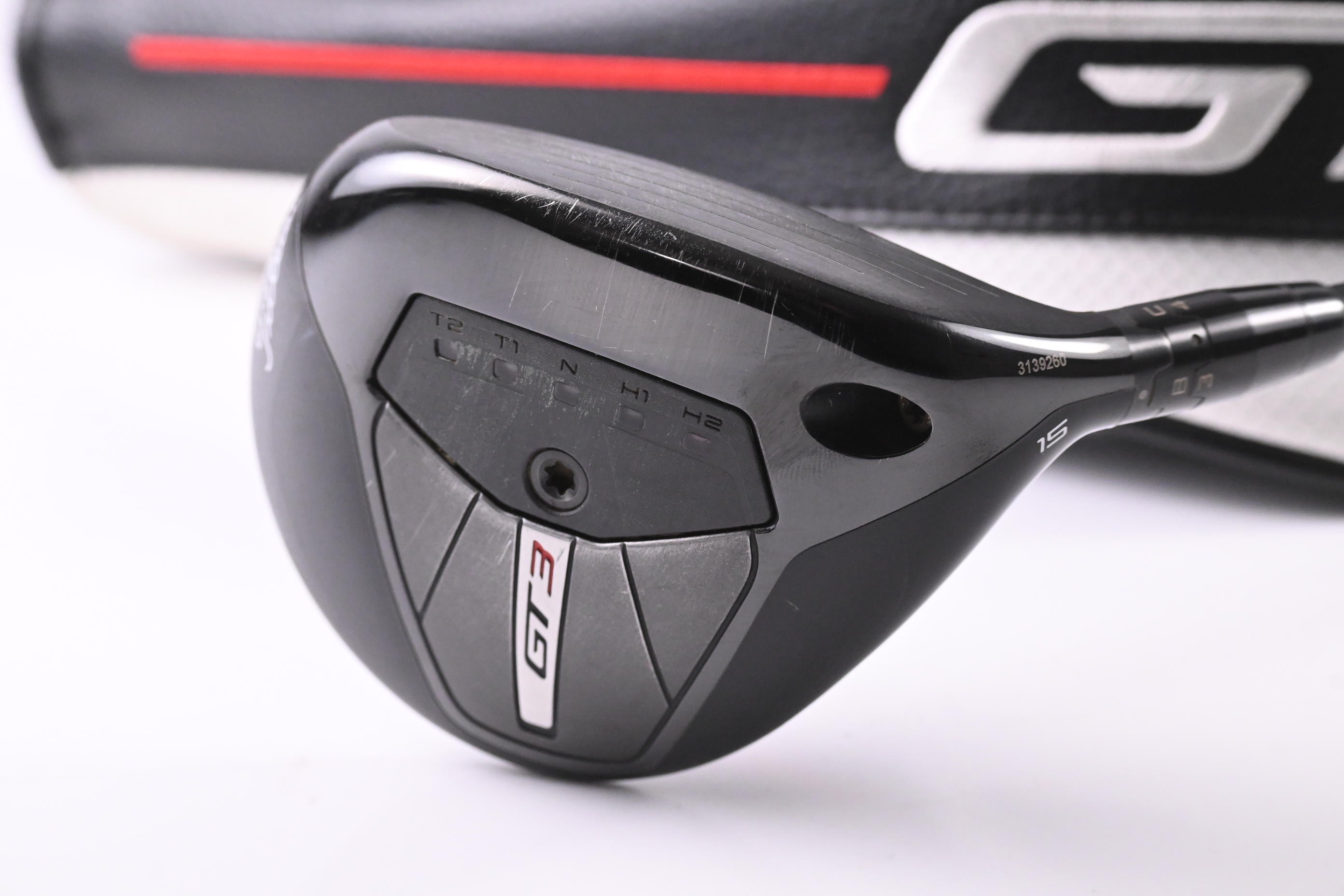 Titleist GT3 #3 Wood / 15 Degree / Stiff Flex Hzrdus Gen5 Black 70 Shaft