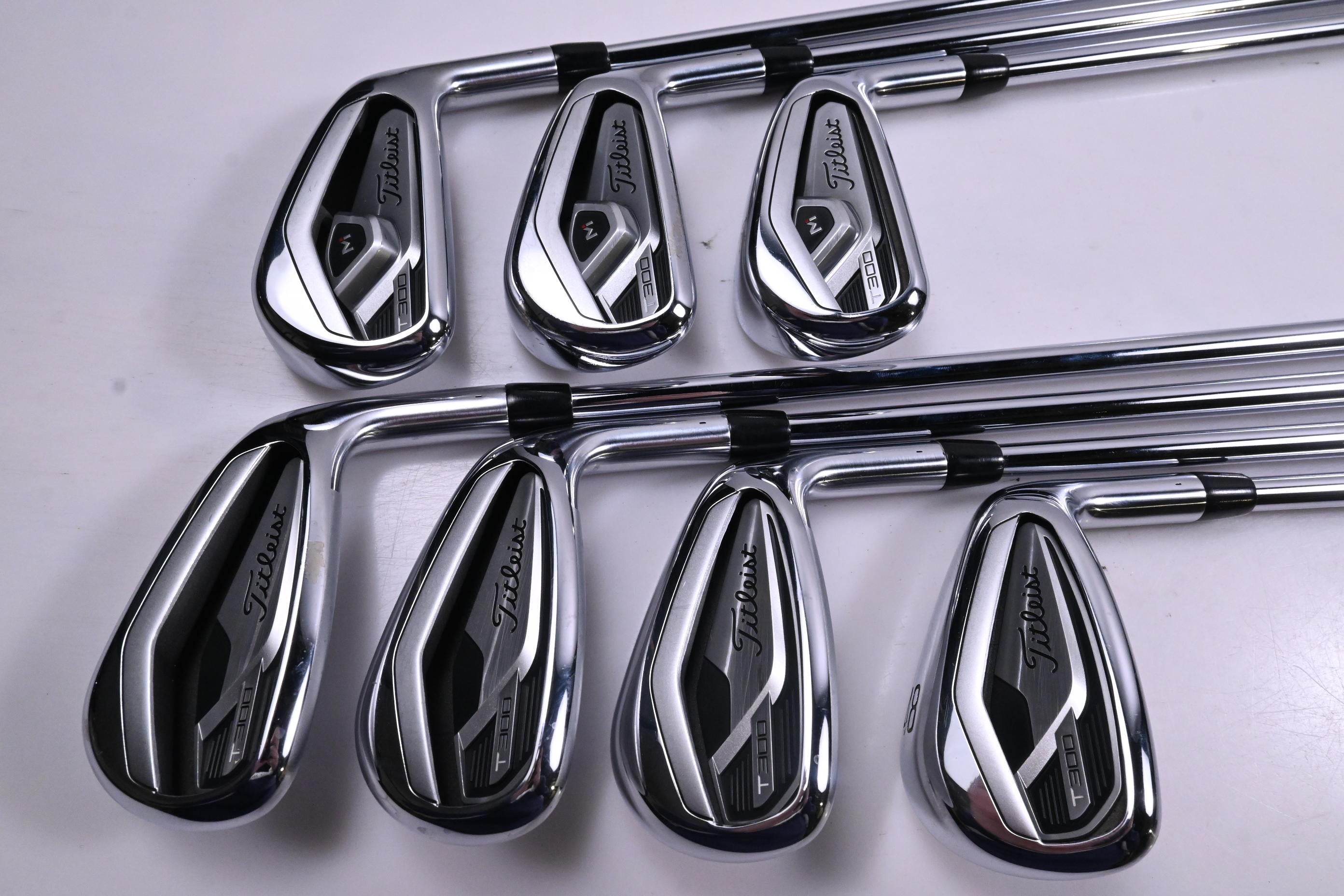 Titleist T300 2021 Irons / 5-PW+48° / Regular Flex Project X LZ 115 Shafts