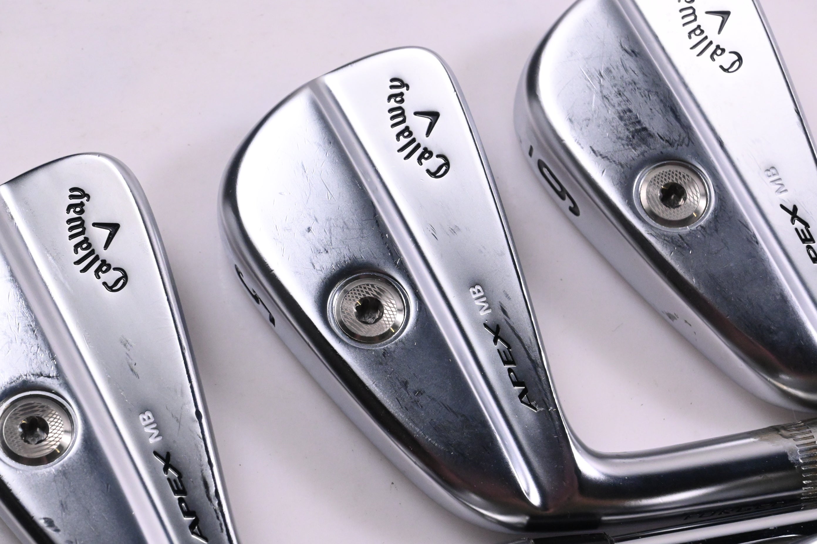 Left Hand Callaway Apex MB 21 Irons / 4-PW / Stiff Flex N.S.Pro Modus³ Tour 105