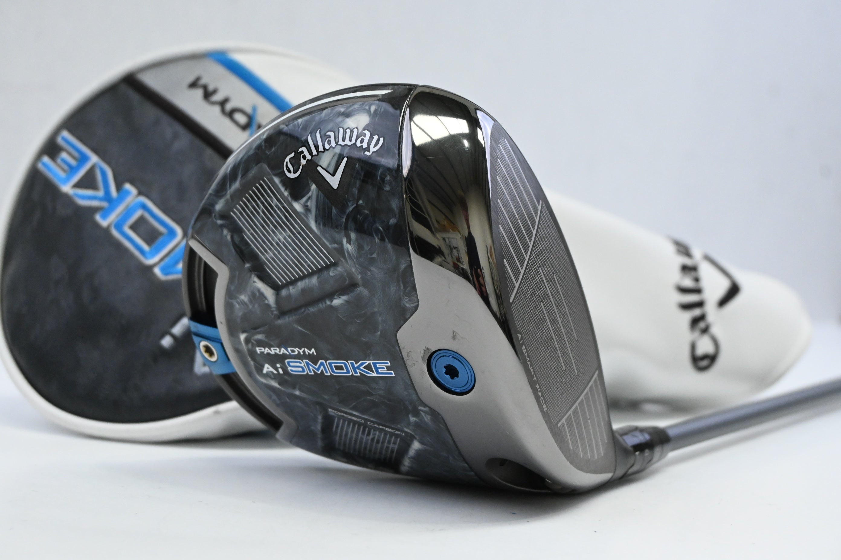 Callaway Paradym Ai Smoke Max Driver / 9 Degree / Stiff Flex Denali Frost White