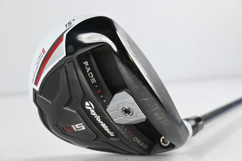 Taylormade R15 #3 Wood / 15 Degree / Stiff Flex Fujikura Tour Spec Evolution 757
