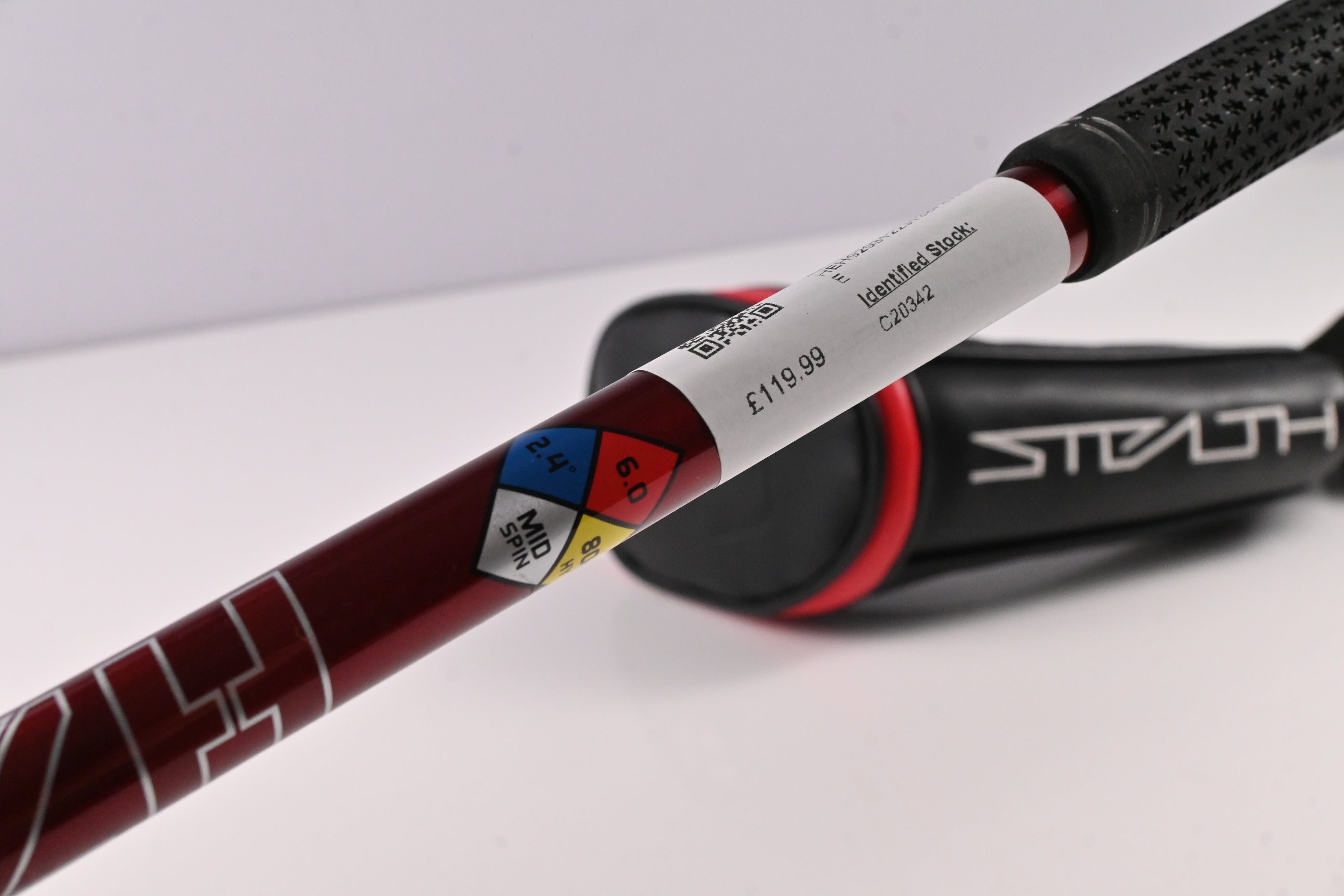 Taylormade Stealth Plus #3 Hybrid / 19.5 Degree / Stiff Flex HZRDUS Smoke RDX 80