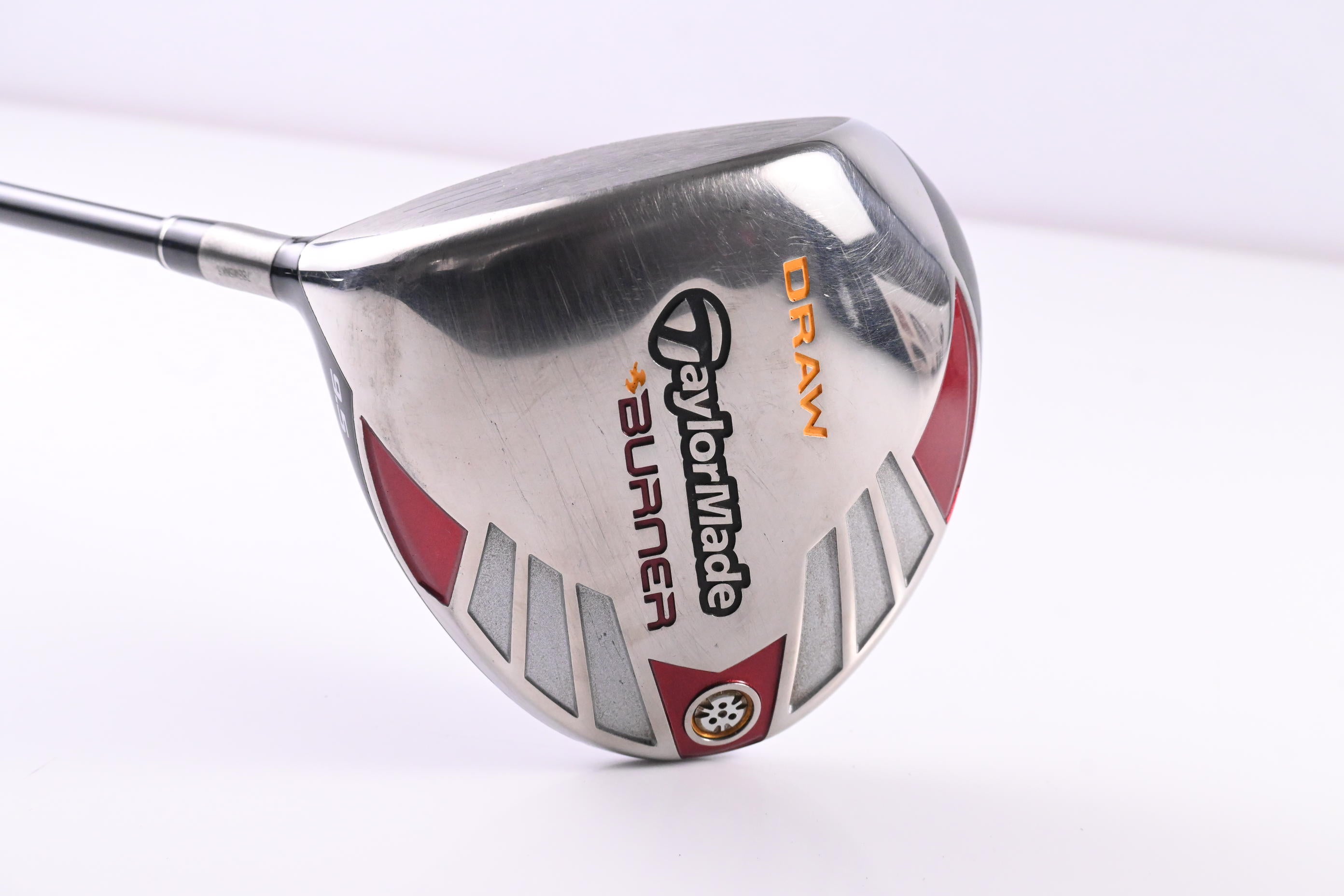 Left Hand Taylormade Burner Draw 2007 Driver / 9.5 Degree / Stiff Flex Reax 50