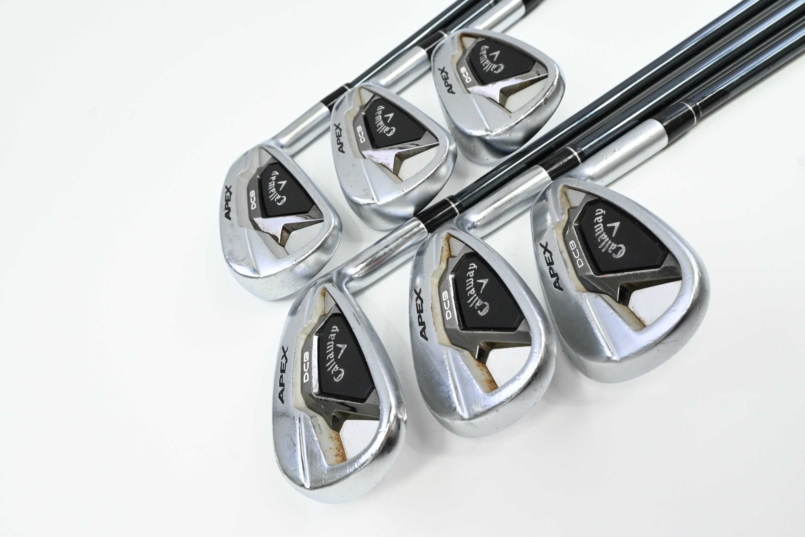 Callaway Apex DCB Irons / 6-PW+AW / Senior Flex UST Recoil Dart 65 Shaft
