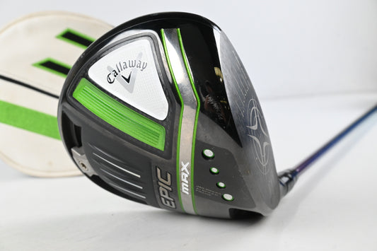 Callaway Epic Max Driver / 9 Degree / Stiff Flex Hzrdus Smoke Small batch Hulk 70