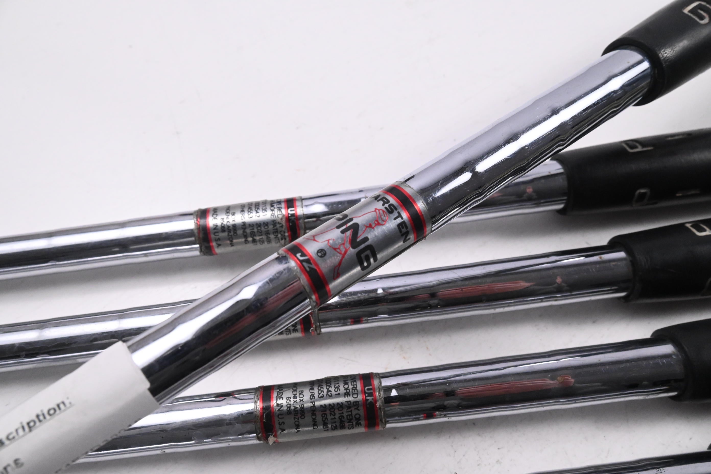 Ping Zing Irons / 4-PW+SW / Orange Dot / Stiff Flex Ping JZ Red Shafts