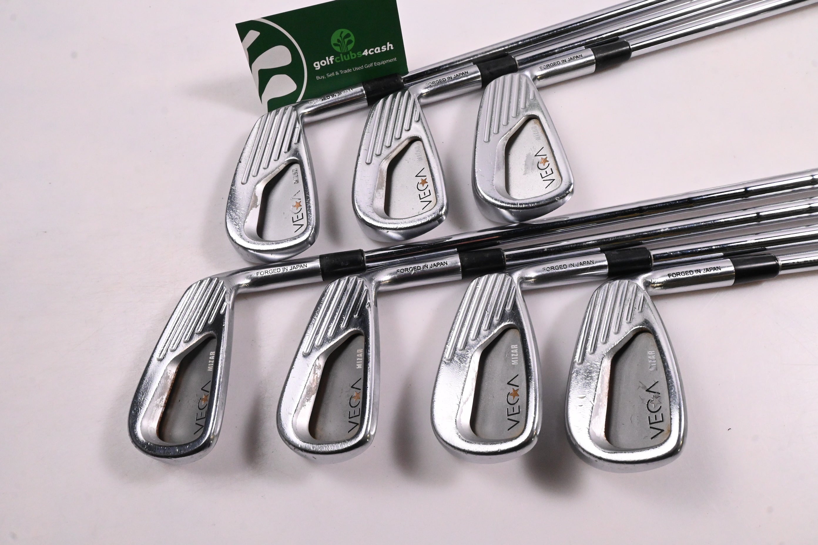 Vega Mizar Irons / 4-PW / Stiff Flex KBS Tour 105 Shafts